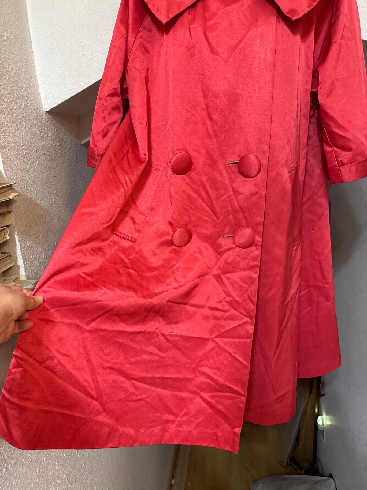 VTG 50’s Ladies SEVENTY SEVEN ORIGINAL Coat Skinner Tackle Twill 200 Dark Rose