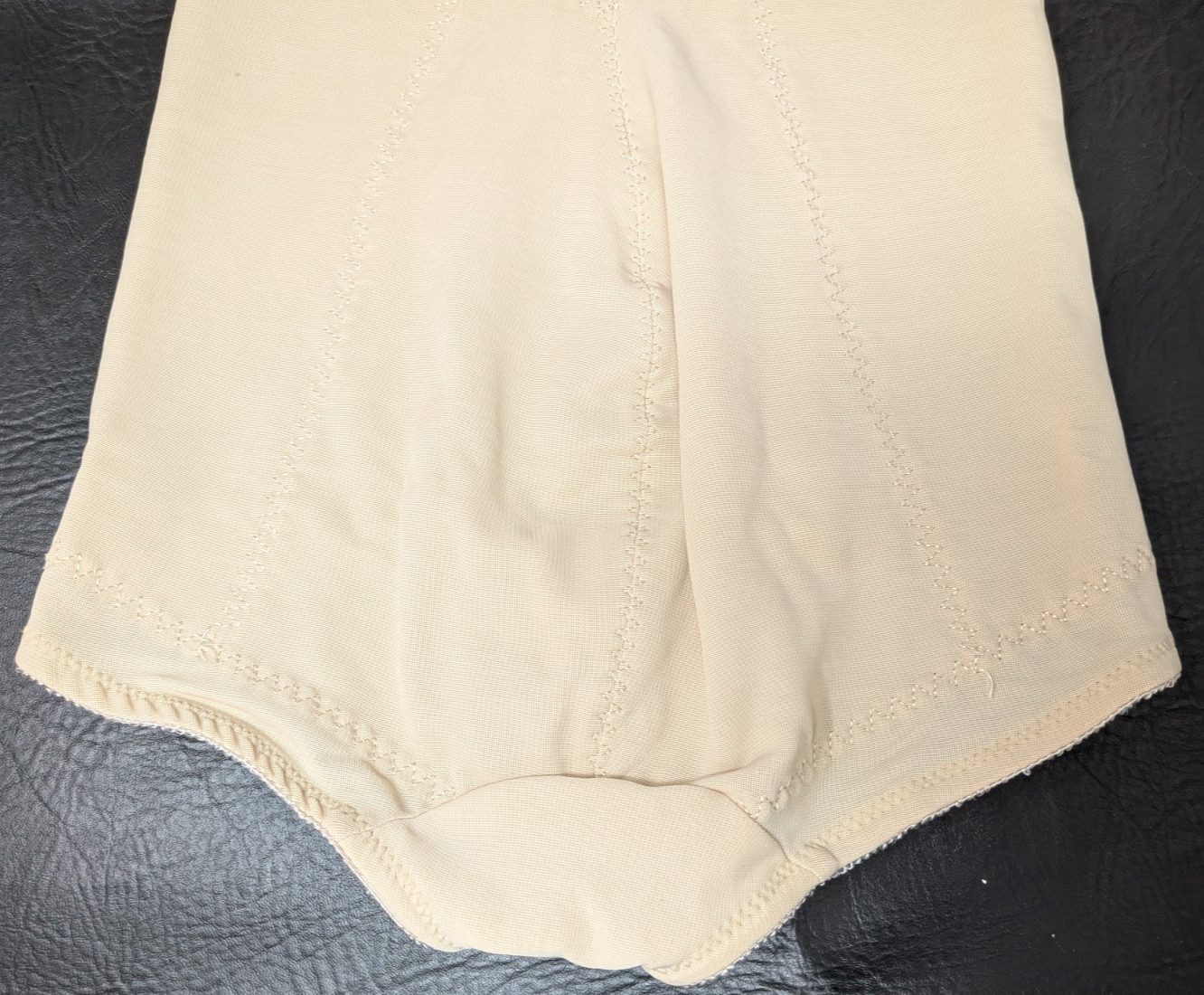 Vintage Subtract 36B Beige Shapewear Bodysuit Body Briefer Shaper Girdle 2533