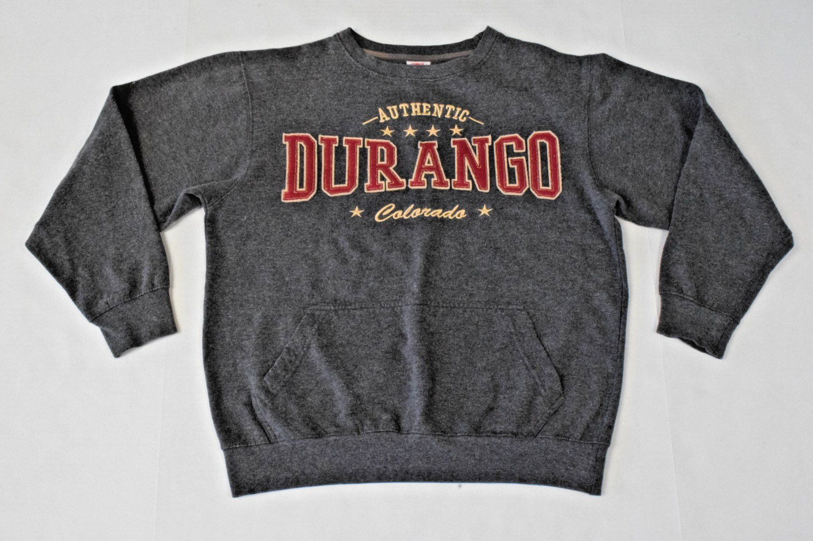 Sweatshirt Dimco Size S Y2K Gray Durango Colorado Handwarmer Pocket