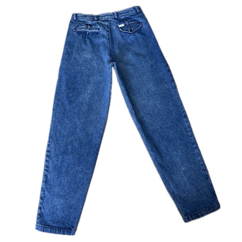👖 GUESS by GEORGES MARCIANO Vintage 80s High Rise Jeans Tagged 32, Waist 28″