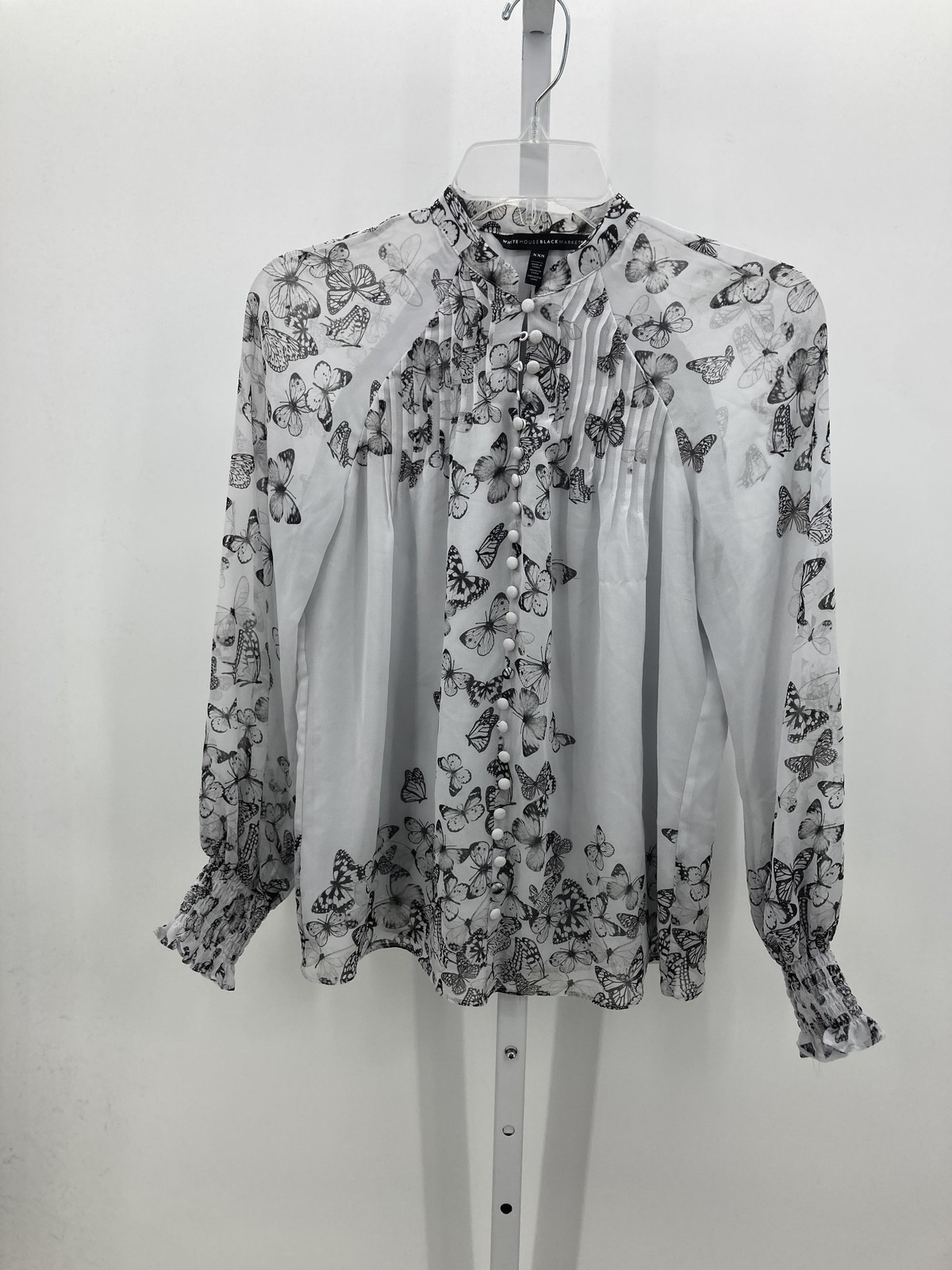 White House Black Size XX Small Misses Long Sleeve Shirt