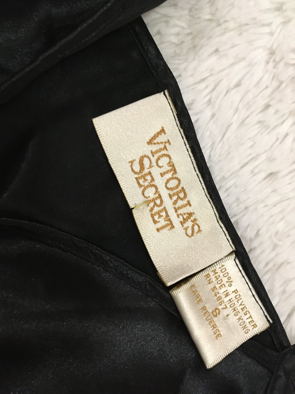 Vtg VICTORIA’S SECRET Silky SATIN High-Leg Bodysuit Teddy Gold Label Whimsigoth