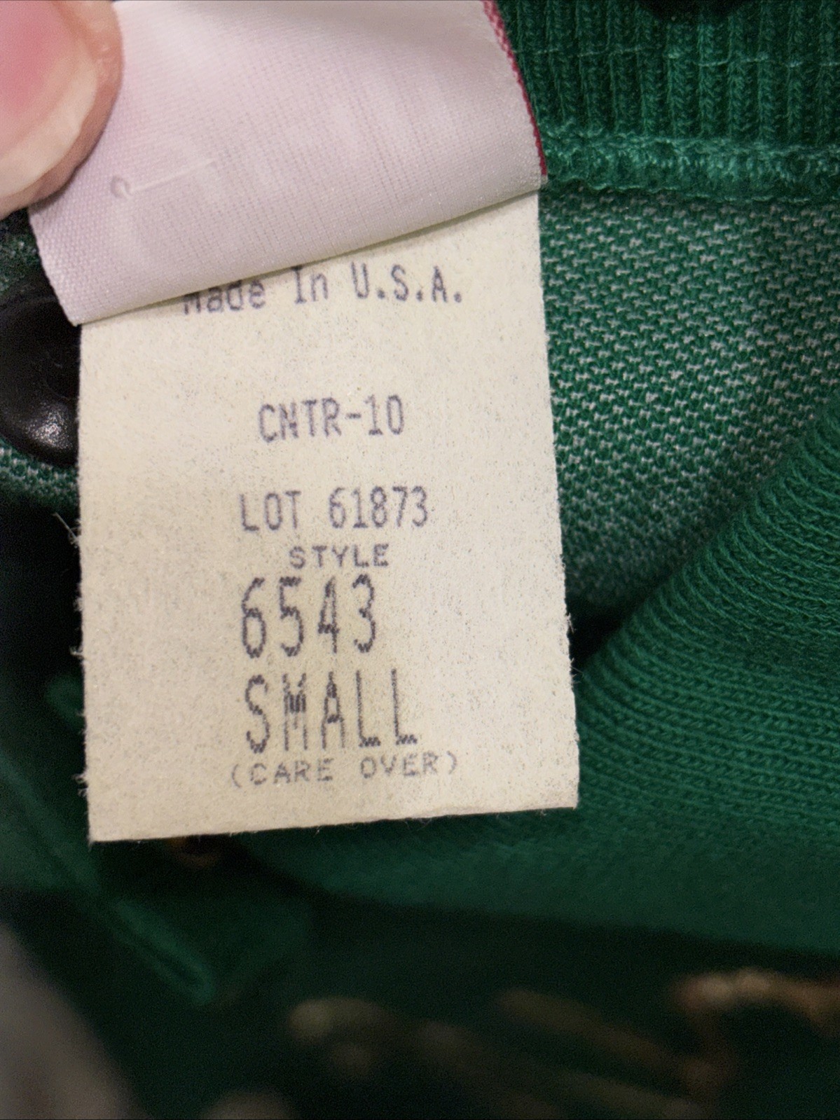 Vintage California Wear Green & Gold Matching Christmas Outfit Size 8- Made USA