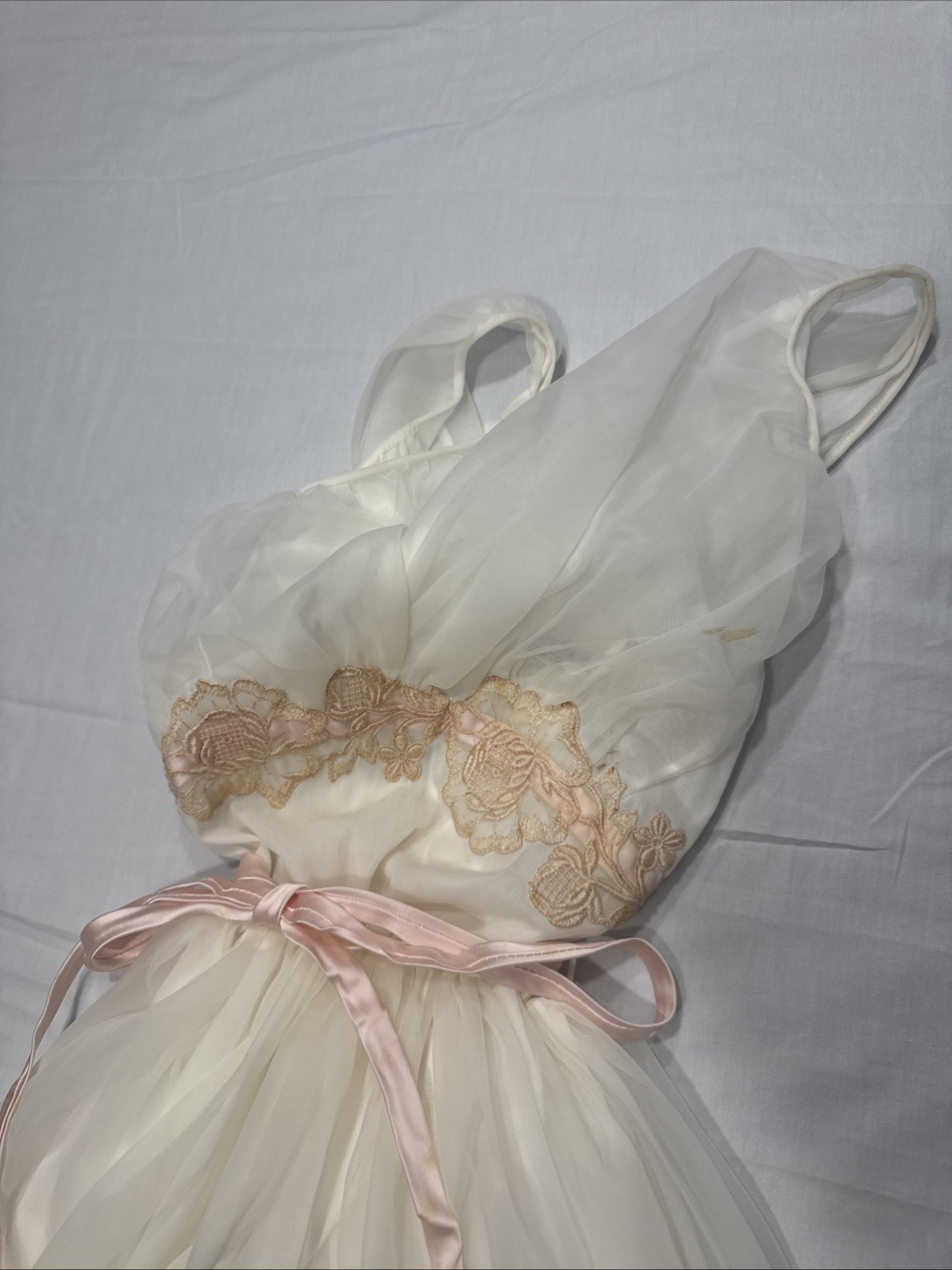 Vintage 1950s Eyeful by the Flaums Sheer Chiffon Nightgown