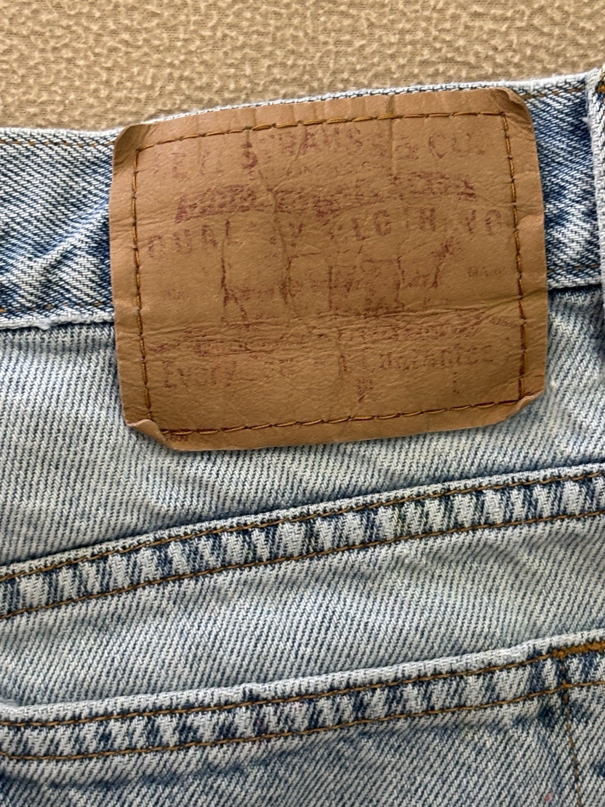 Levi’s Jean Shorts Size 30 Womens Superlow Mid Rise Blue Denim