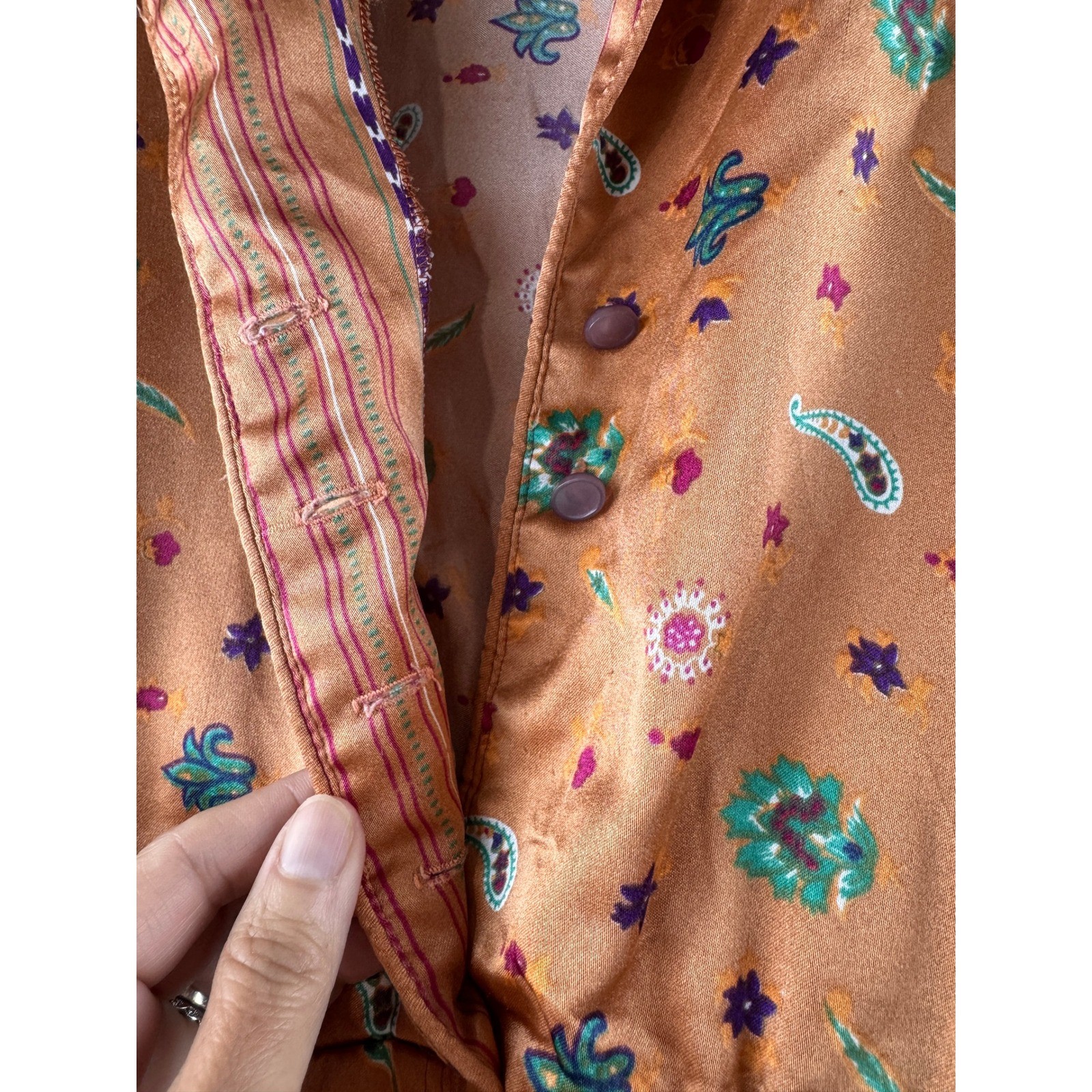 Cami Vintage Floral Midi Dress Small
