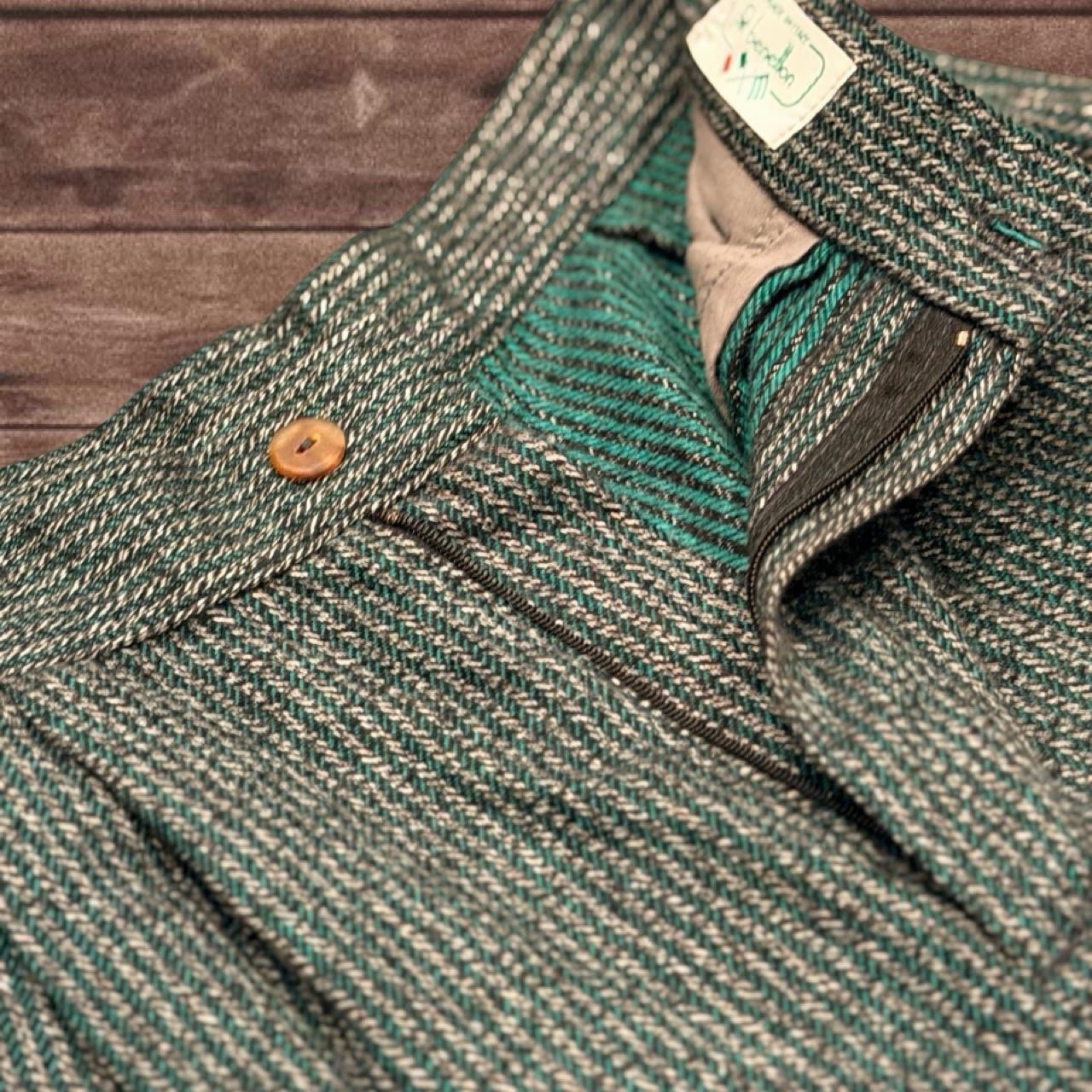 Benetton Vintage Wool Tailored Trousers, Made in Italy, 90s/80s