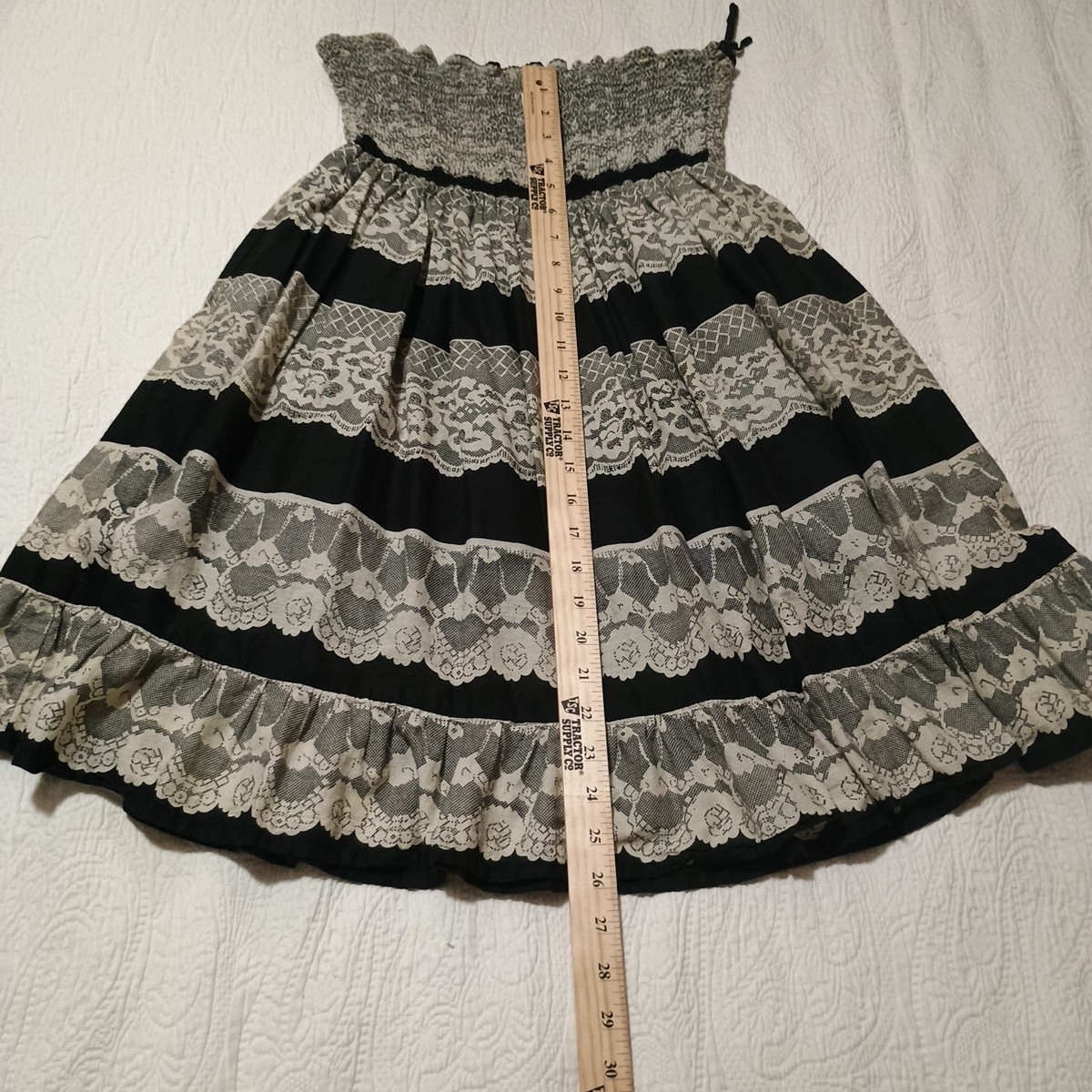 Vintage Tube Top Dress/Or Skirt. By Funky People Brand. Boho. Hippie Size Med.