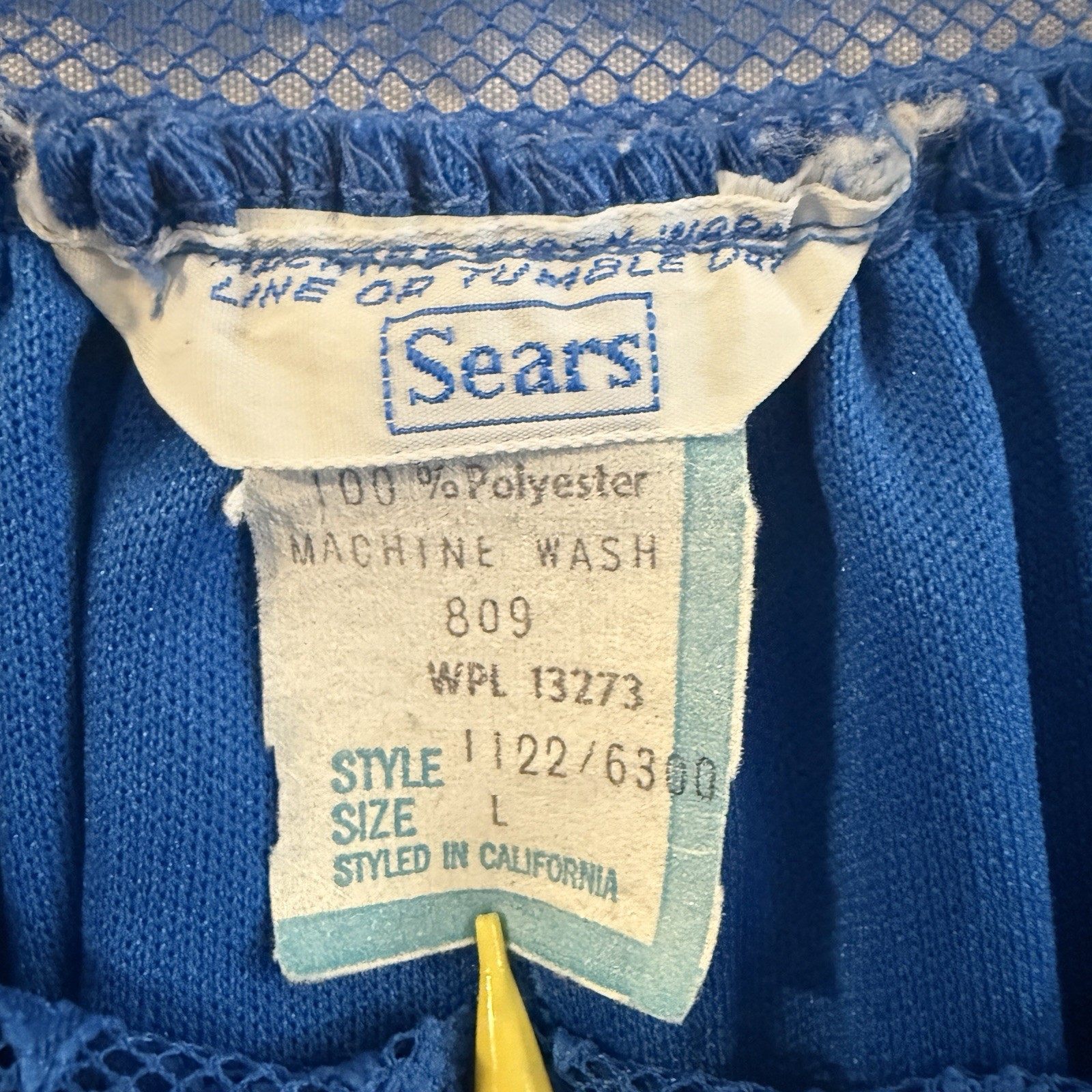 Vintage Sears Royal Blue L Night Gown Evening Wear Lounge Dress Sexy Intimate