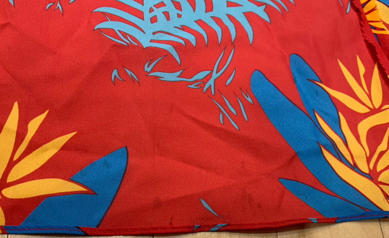 Vintage Pomare Hawaii Hawaiian Sun Beach Skirt NOS EUC HTF Bright Coverup Wrap