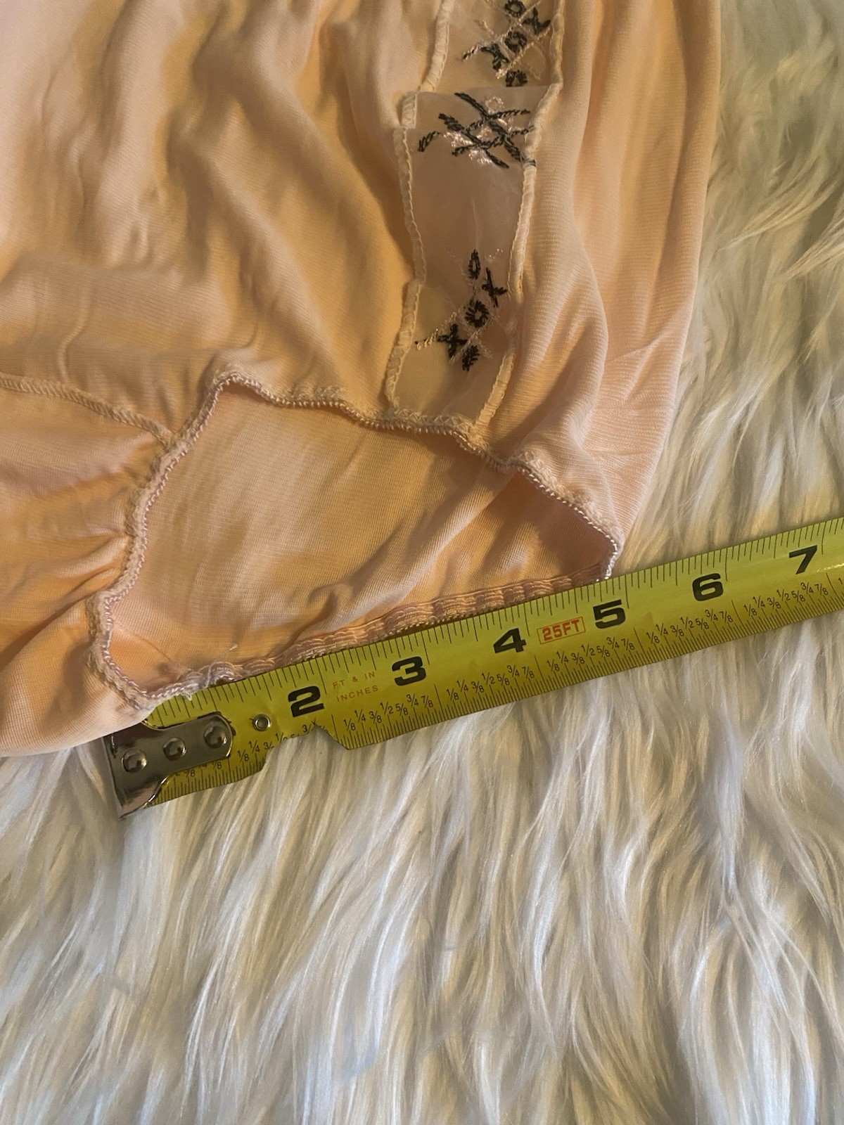 Vintage Stunning 50’s nylon panties Granny High Waist Nylon Underwear Size 6