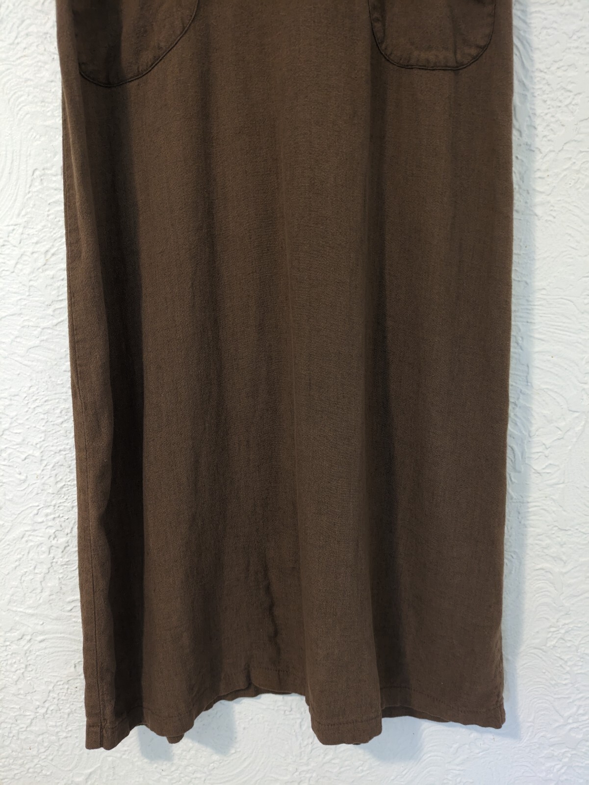 Vintage Dressing Clio Medium Linen Blend Dress Brown