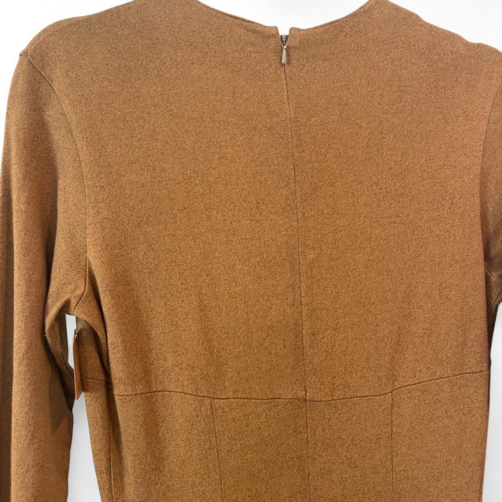 VINTAGE Composition by Kenzo long sleeve knit fitted dress