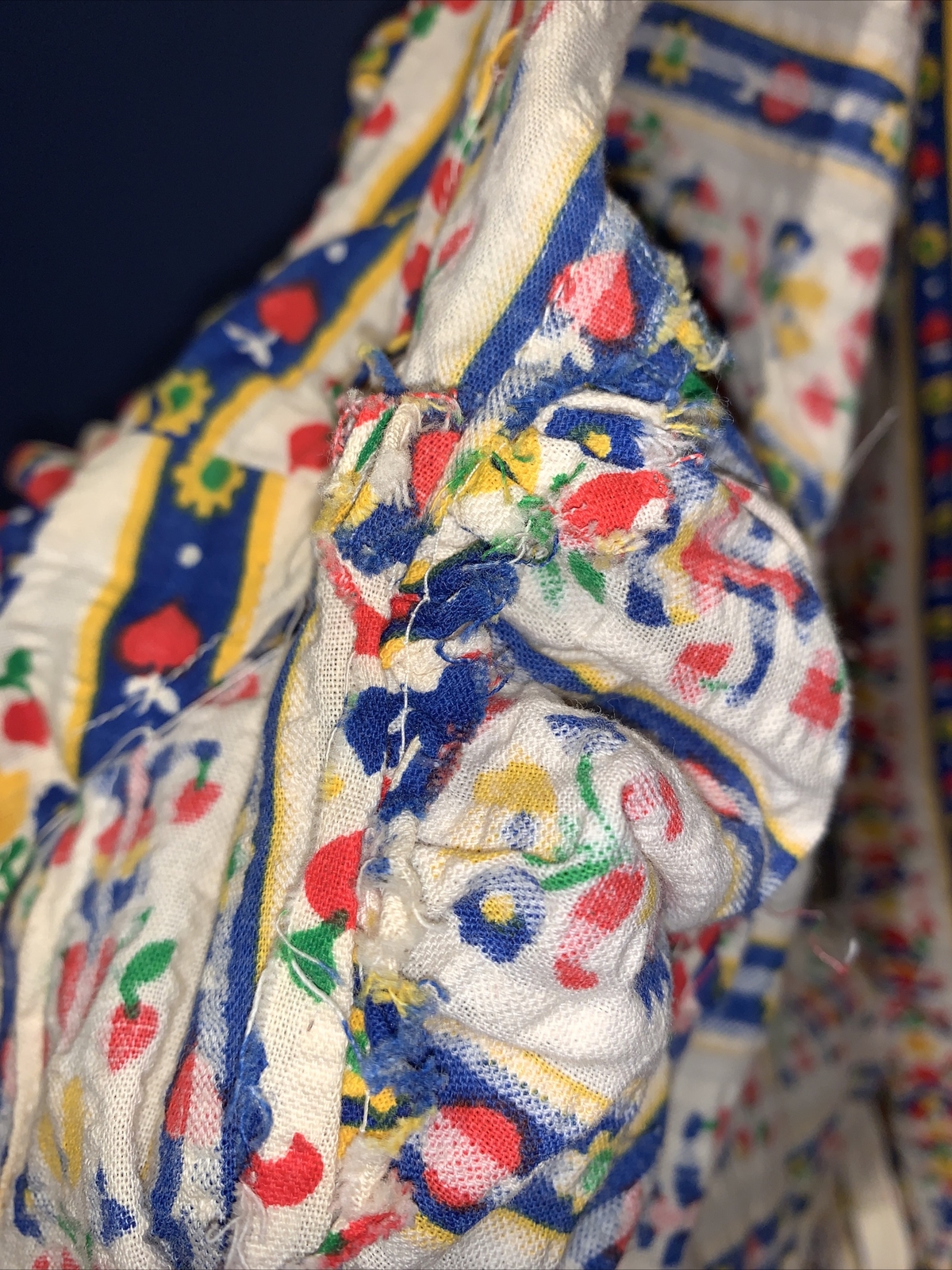 Rooster Horse Fair Isle Holland Print, Cottage Core Praire Dress