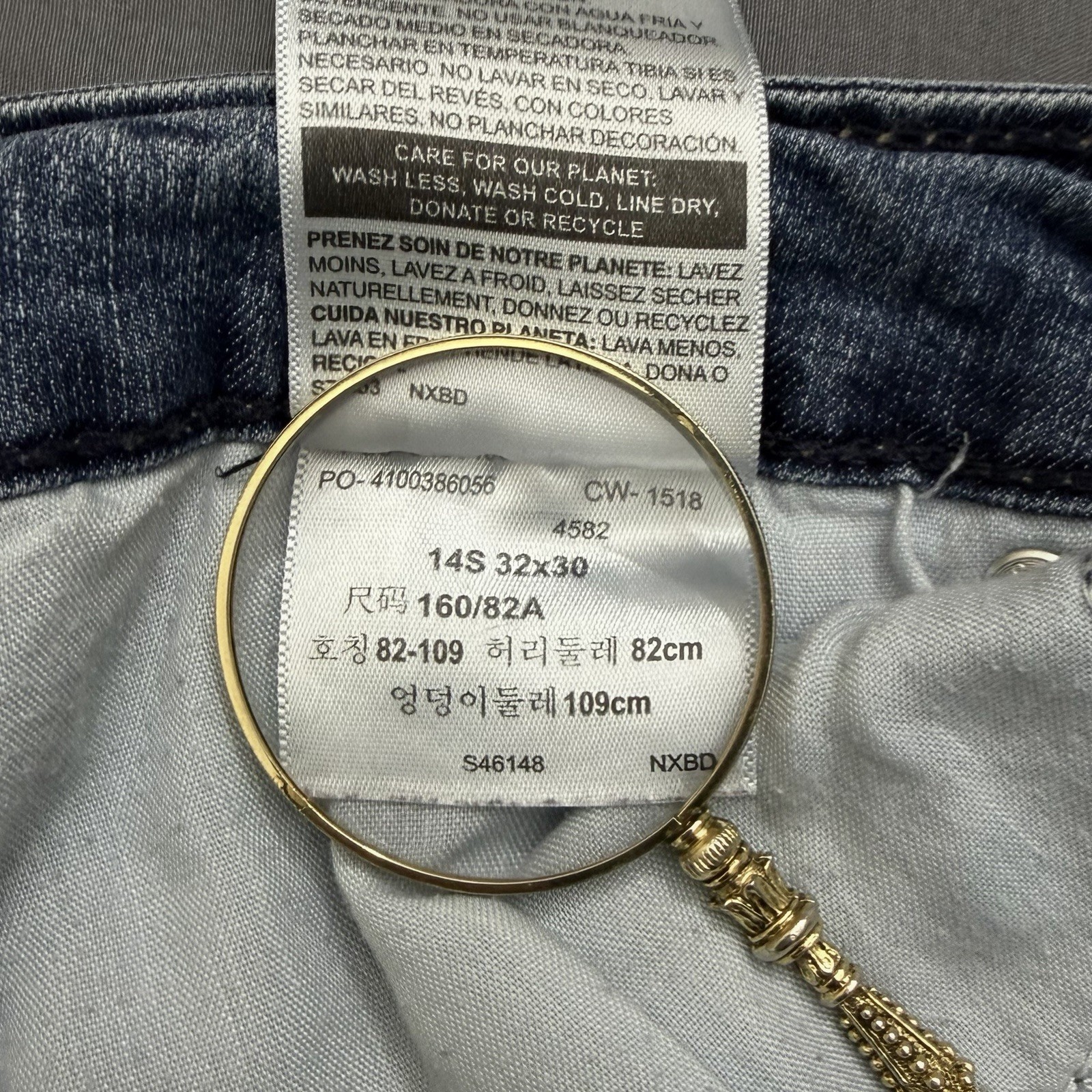 Levi Strauss Women’s 32×30 Mid-Rise Skinny Blue Jeans