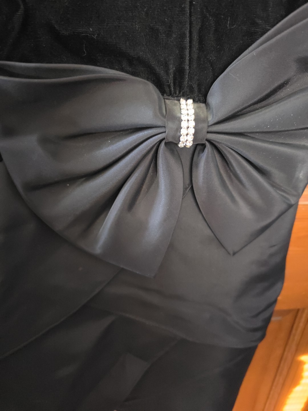 GlenRob Vintage 10 Velvet Black Cocktail Dress