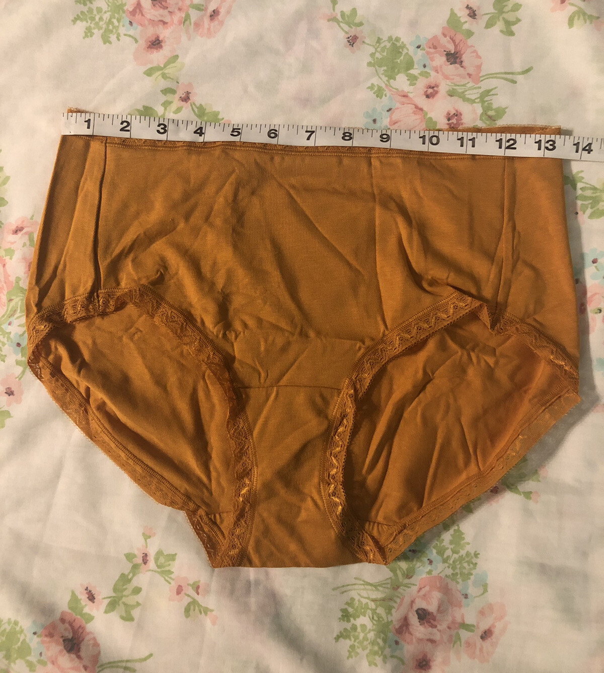 Soft Cotton Modal Brief Panties, Butternut Yellow, Soma Sz Large