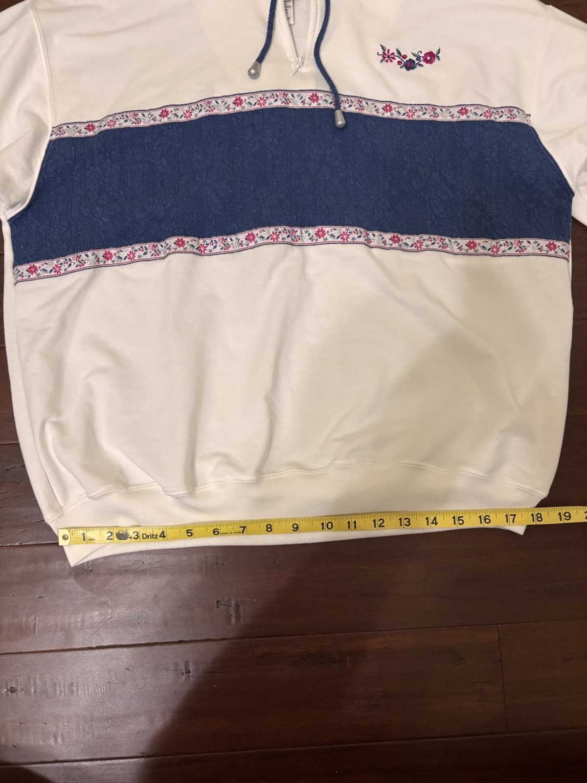 Rare Vintage Blast Blues Quarter Zip Pullover Size Large