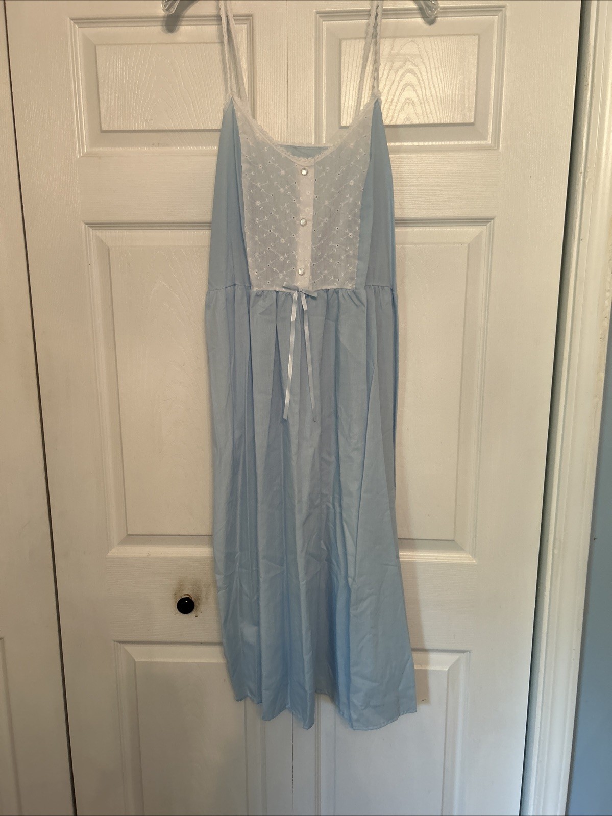 Vintage Petra Fashions “Blue Harmony” Nightgown~New~1X