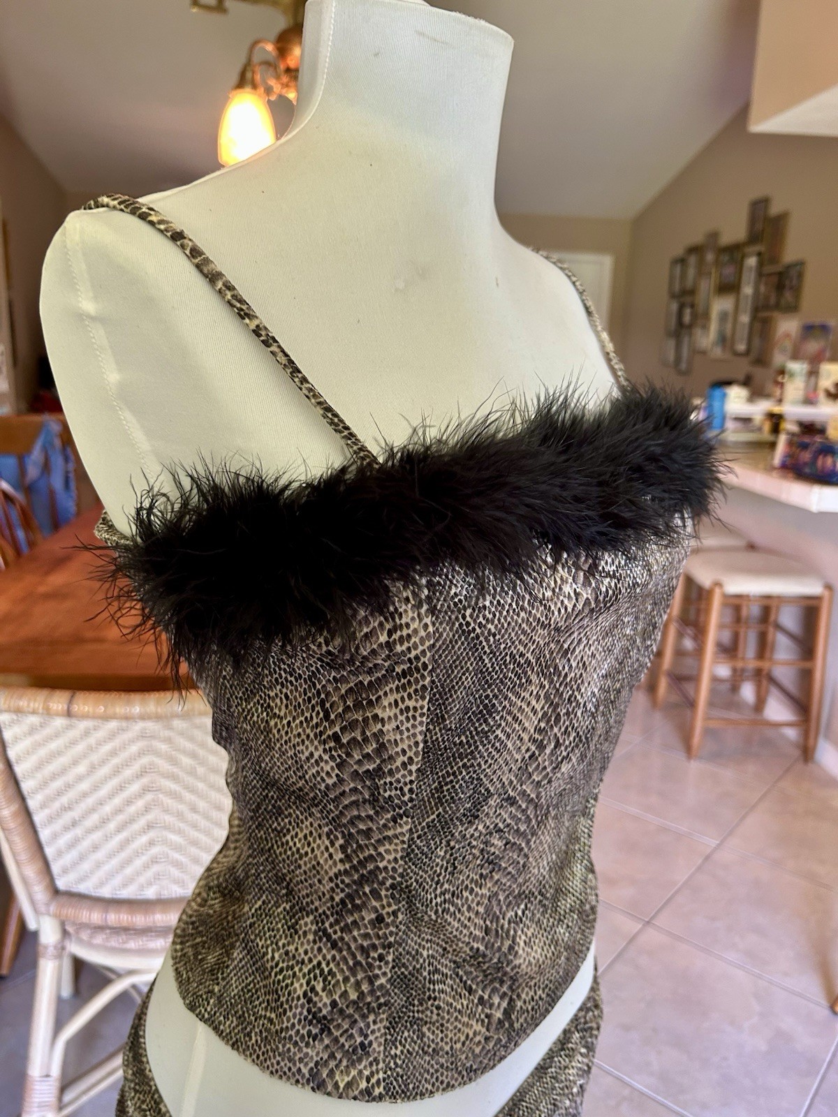 90s Vintage Summit Collection Crushed Velvet Sultry 2 Piece Size Small
