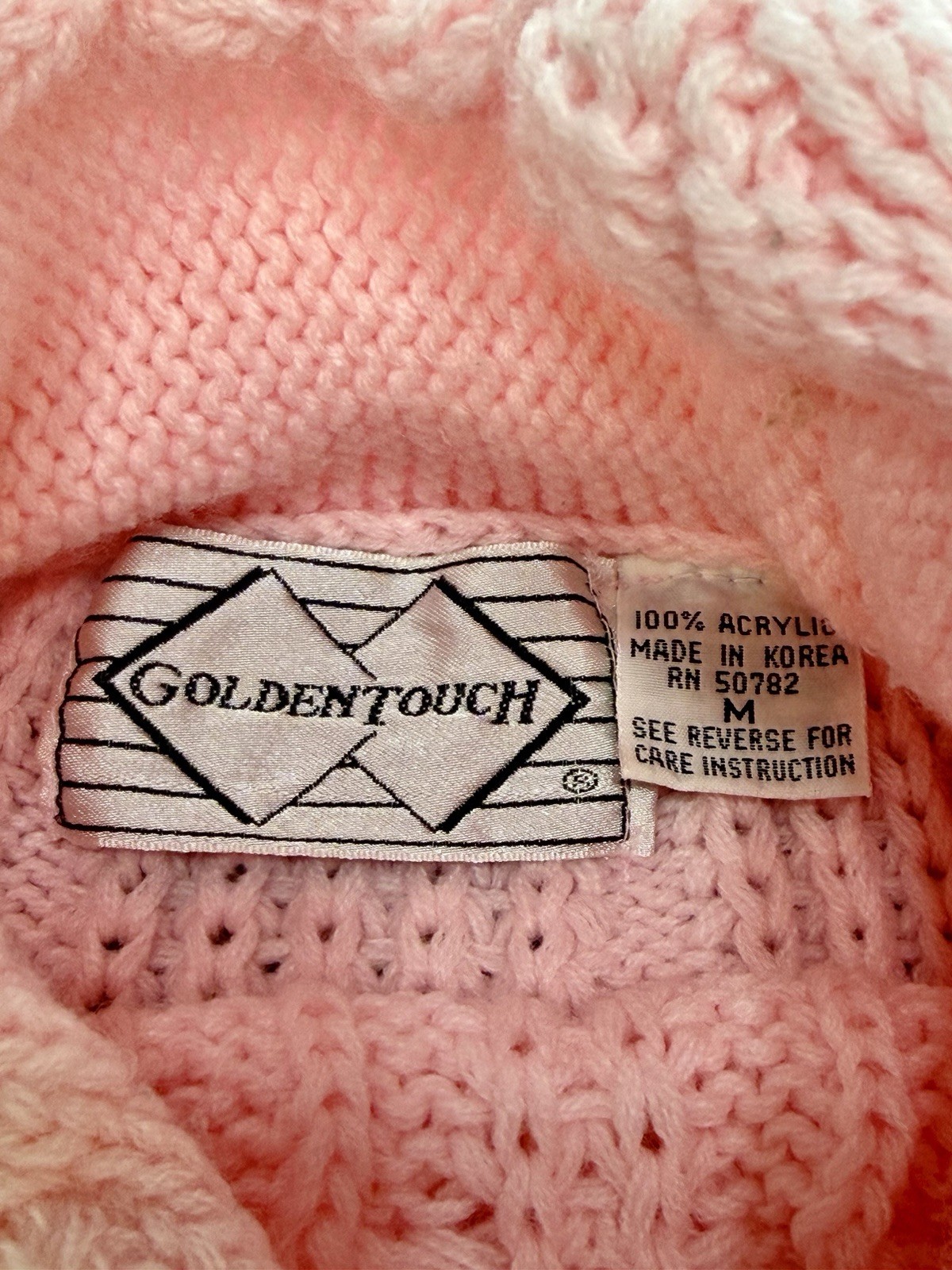 3 Vintage 1980s Women’s Pink, Blue, & Tan Sweaters