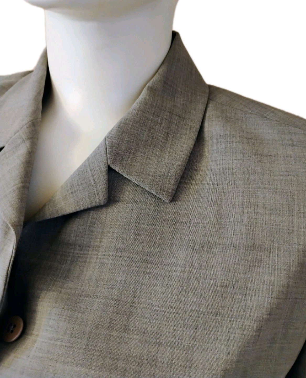 VTG 1990’s „Brooks Brothers” Slate Grey 100% Wool Skirt Suit 4-6