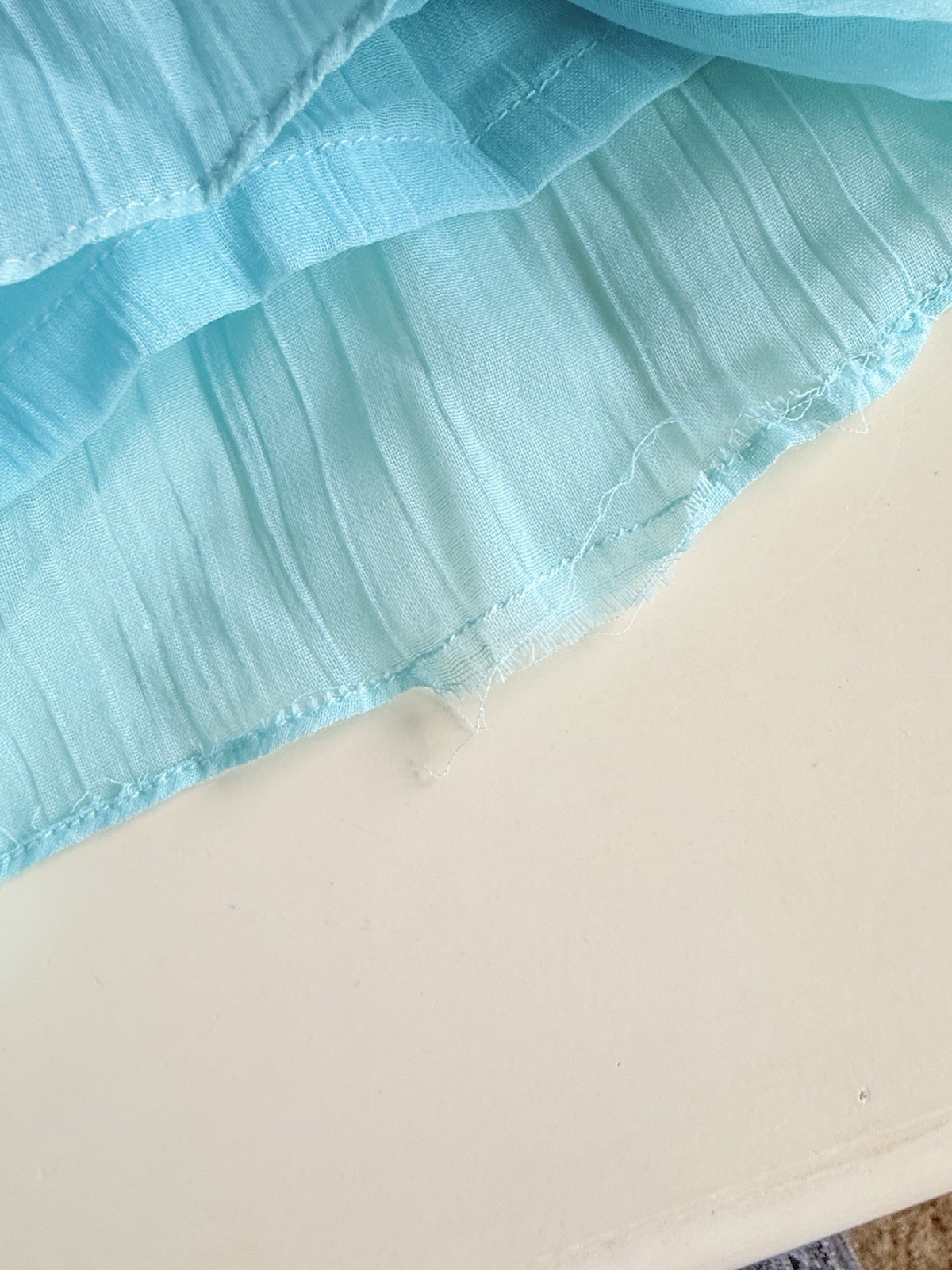 Vintage 1970s Robin’s Egg Blue Prairie Maxi Dress Small Cottagecore Gunne Style