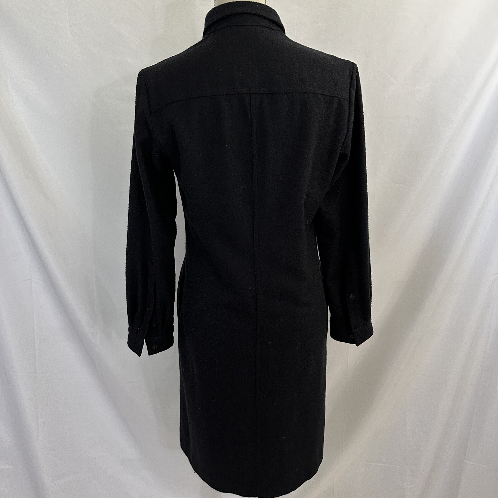 Vintage Gloria Vanderbilt Jonathan Logan Wool Duster Jacket Shirt Dress