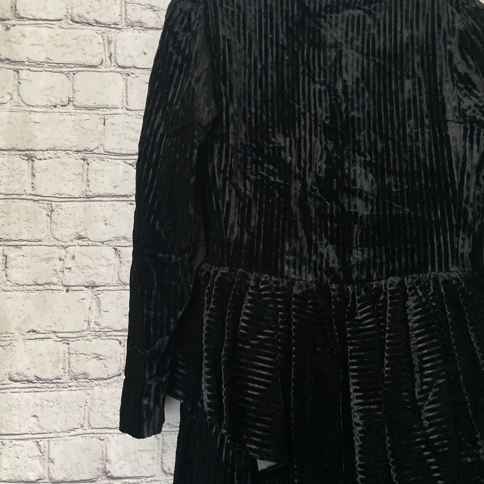 Marc Vaughan 1970s Black Dress Vintage MCM Rare Collector Timeless Runway Retro