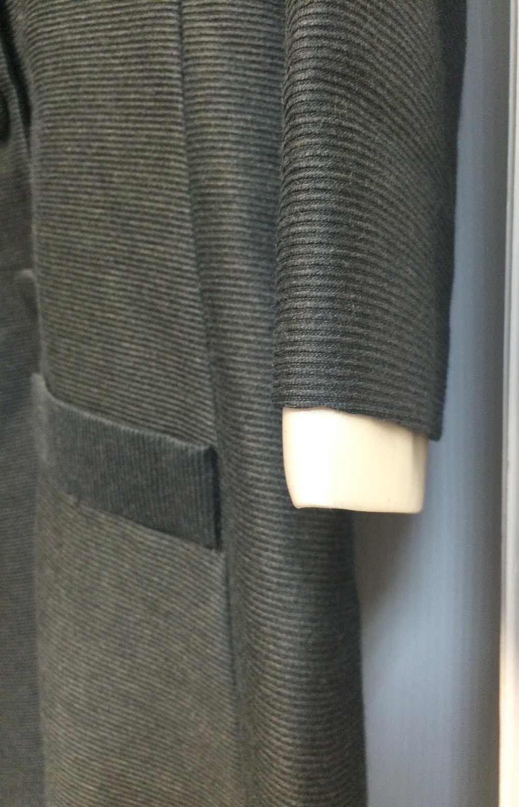 BOB BUGNAND For SAM Friedlander Grey Handmade Dress Sz 8