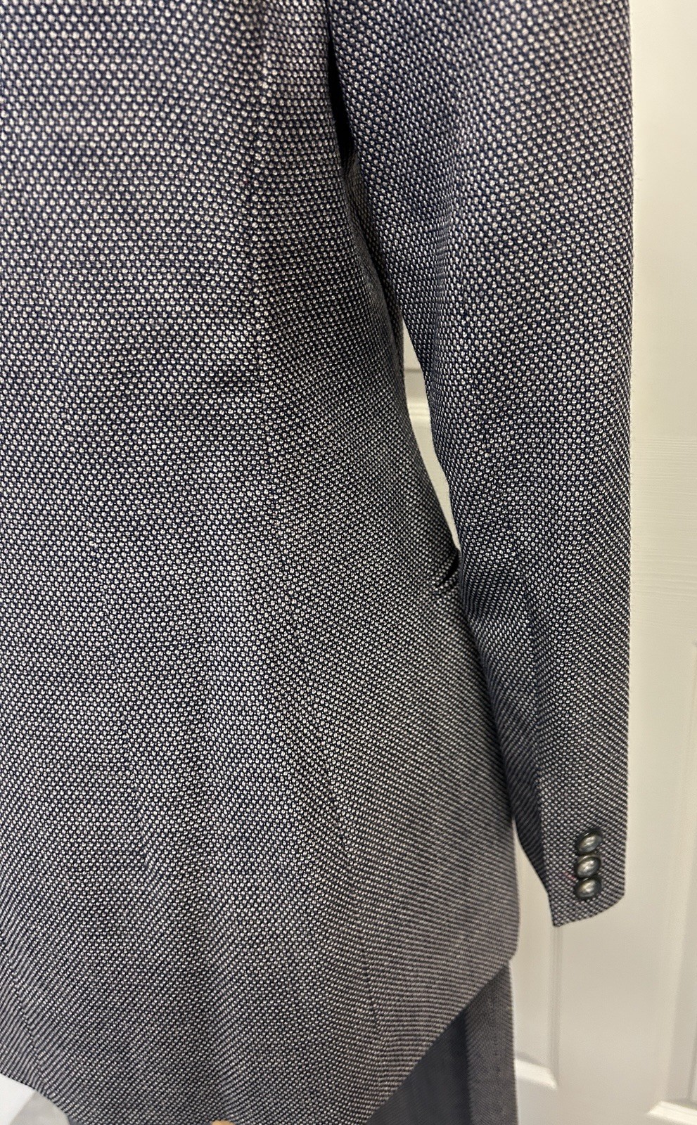 Vtg Pendleton Wool Blend 2-Pc Women’s Gray/Brown Suit Blazer, Pants Sz 6