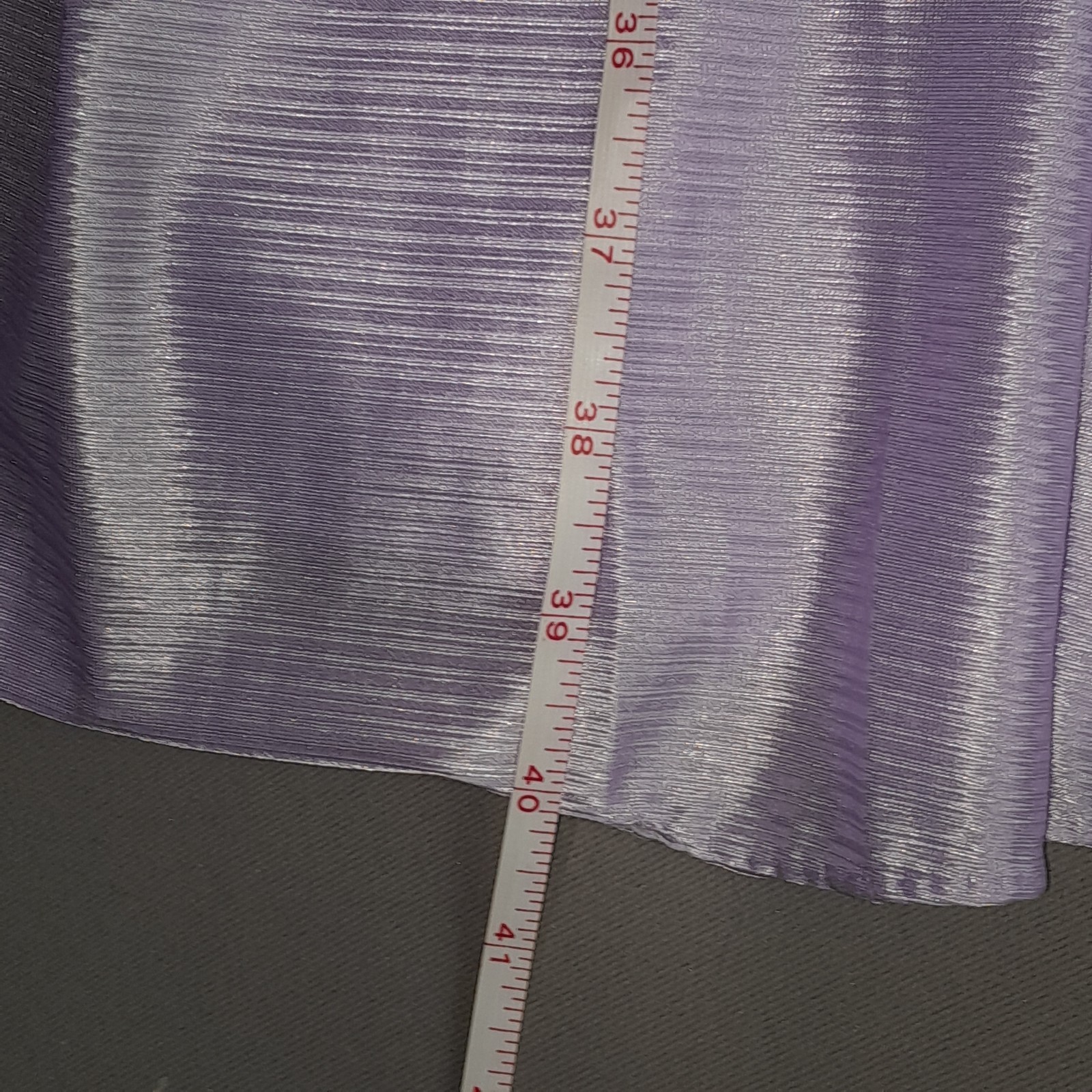 Vintage Elana Nightgown Lavender Nylon One Size Shiny Shimmer Lace Trim Made USA