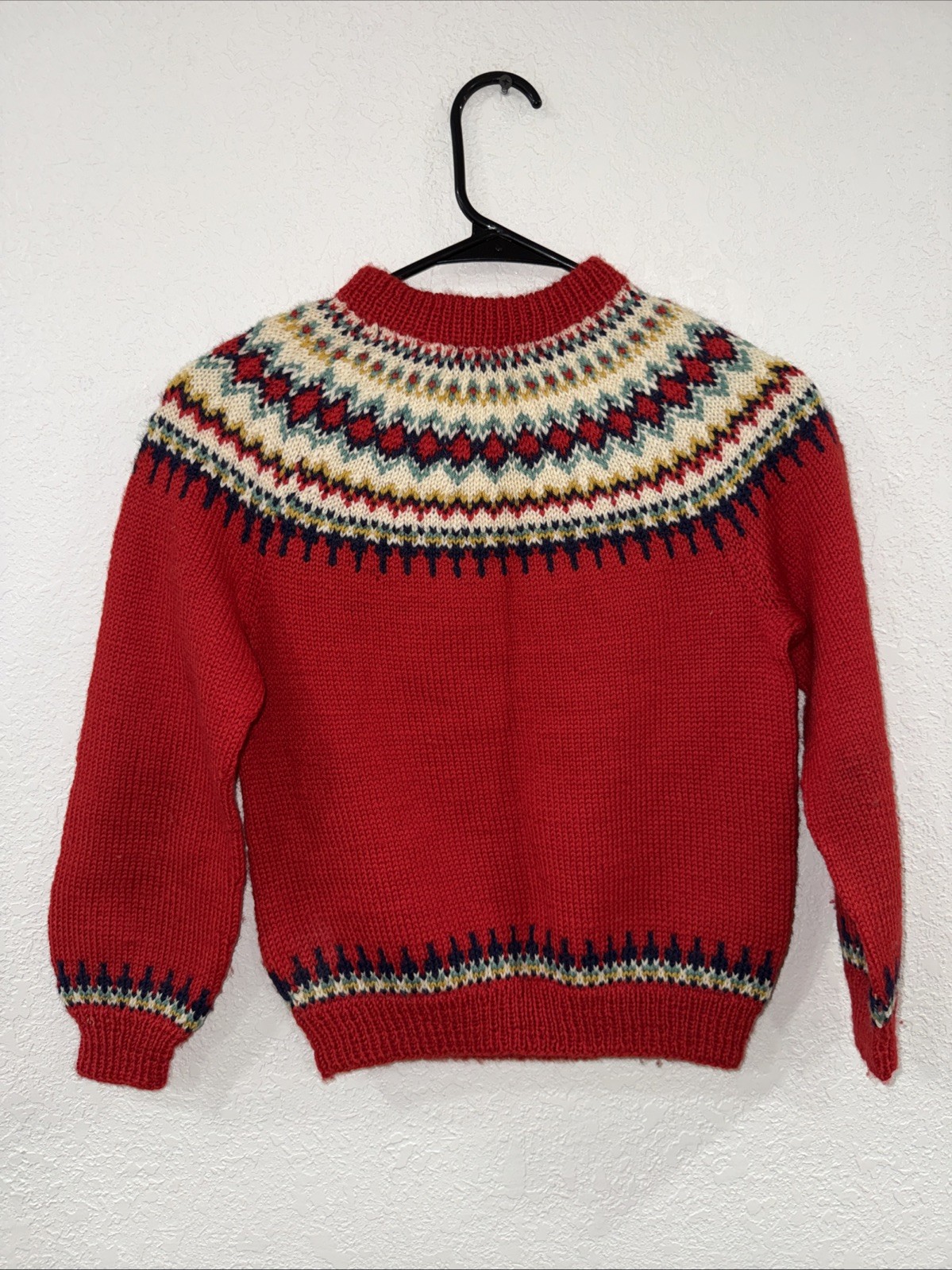 BERGENSKOFTER NORWAY 100% WOOL SWEATER Size Not Listed, See Measurements