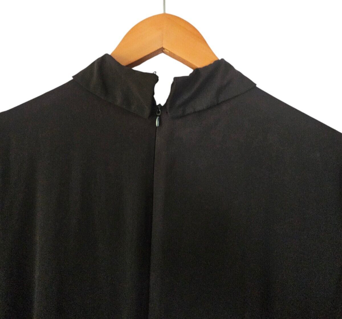 Vtg Shelby & Palmer Women’s Dress Black White Checker 90s Sheer Sleeves Sz 14