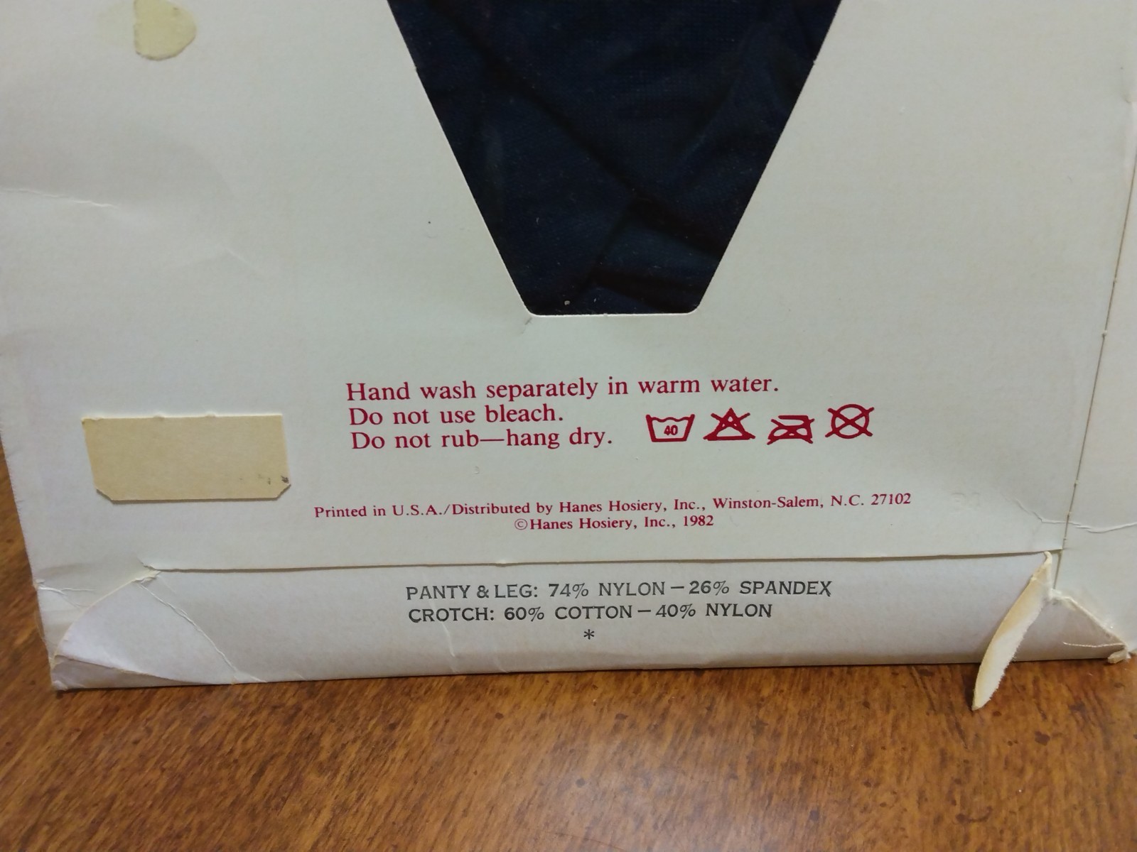 Hanes Alive All Sheer Pantyhose Sz C Navy Nude Toe to Waist NOS