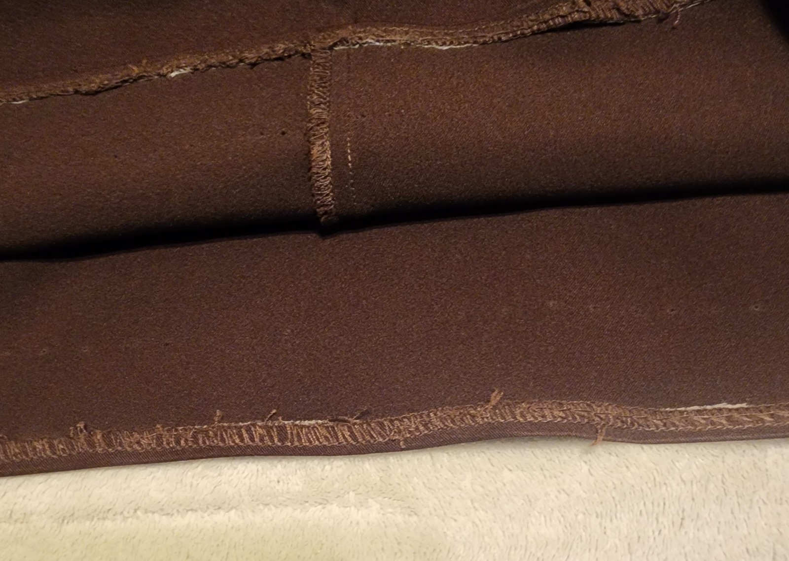 Alyn Paige Juniors Size 5/6 Dark Brown 2 Piece Skirt Jacket Suit Un Lined
