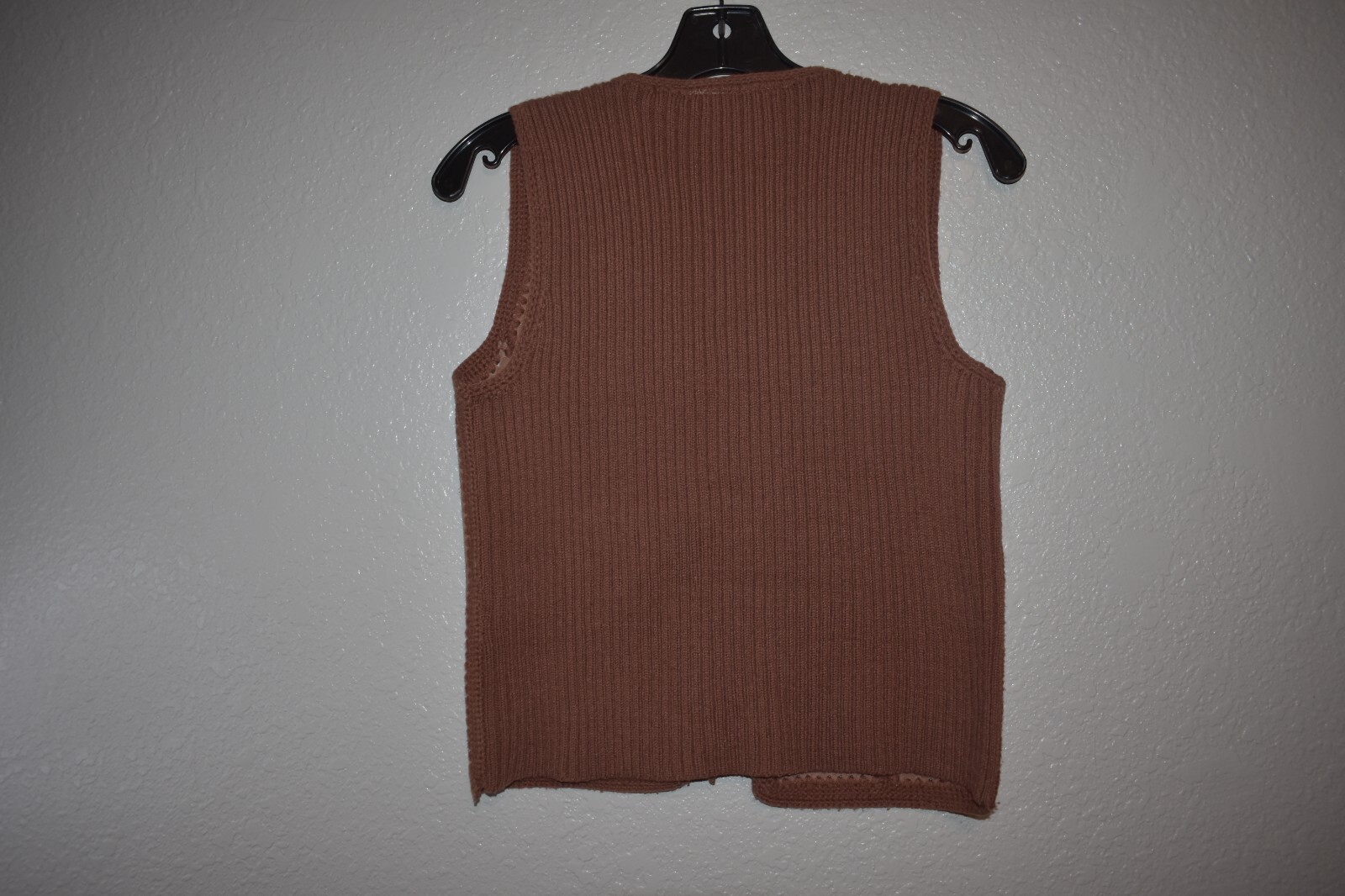 Vintage Modern Junior 1970’s Leather/Suede and Crochet Vest and skirt set Size