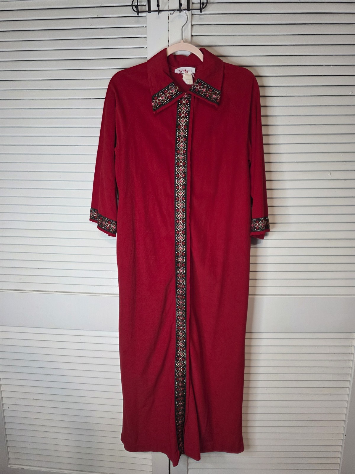 Vintage 1970s Loungewear Robe Smart Time Size Large