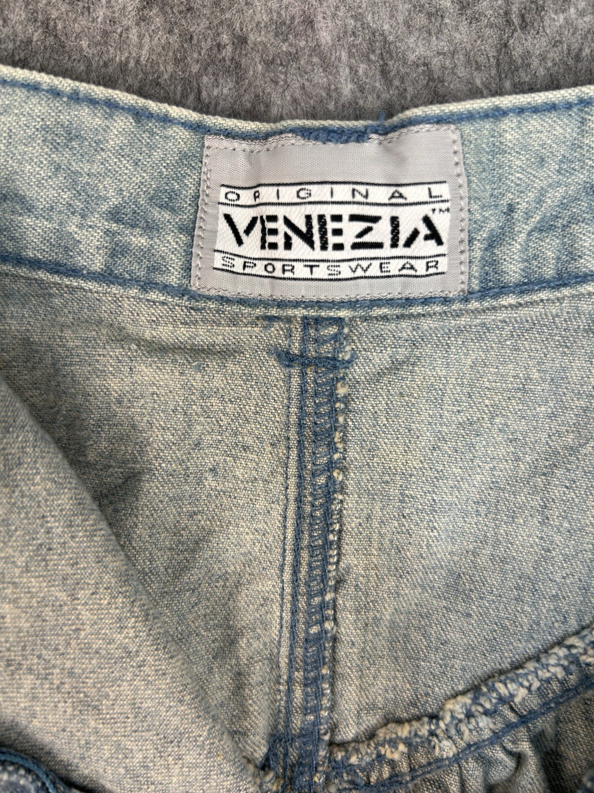 VTG Venezia Women’s Skirt Blue Jean Denim Long 100% Country Western Junior 5