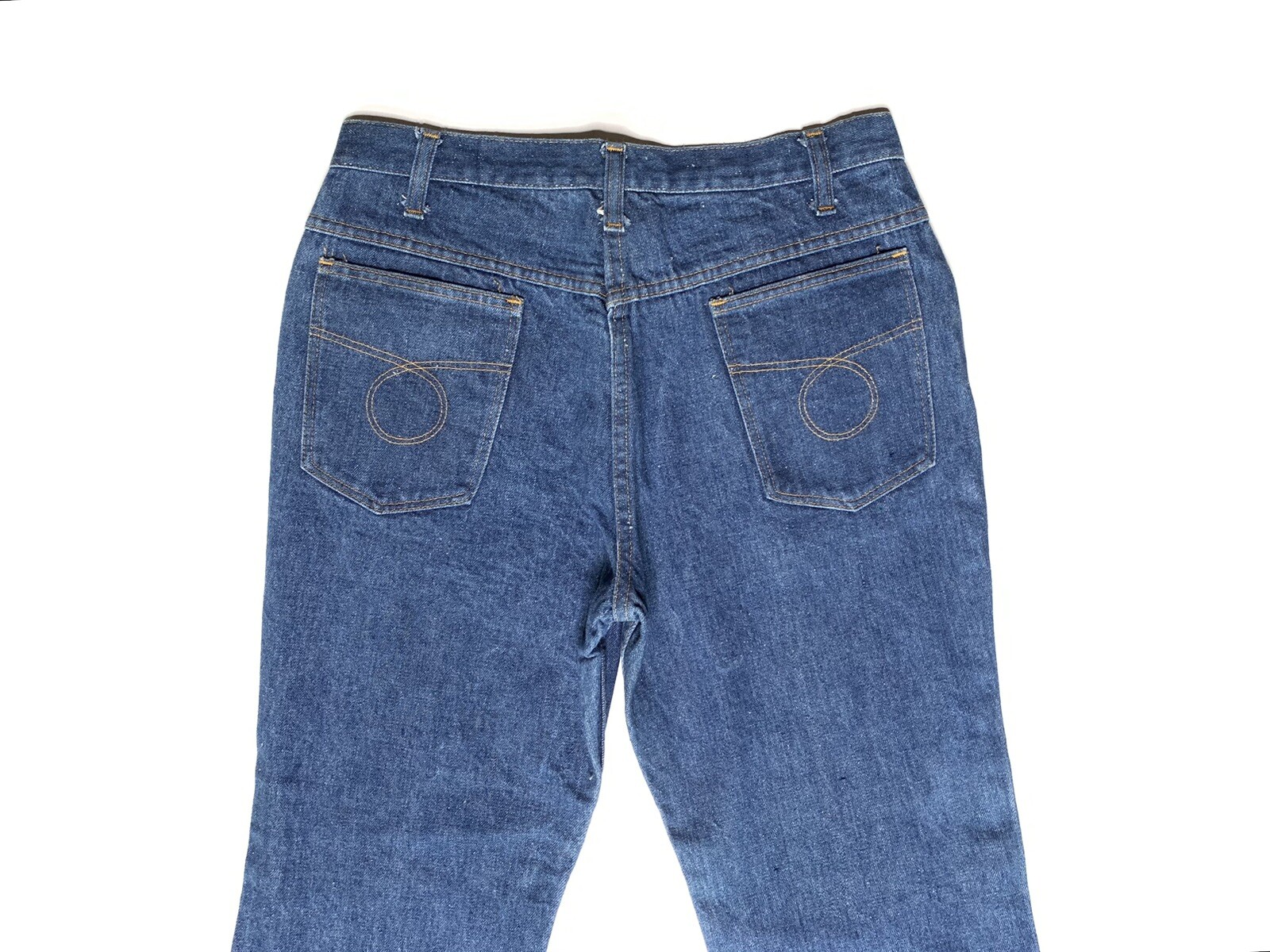 Vintage 70s / 80s Women’s Flaired Blue Jeans 32 3/8×29 11/16