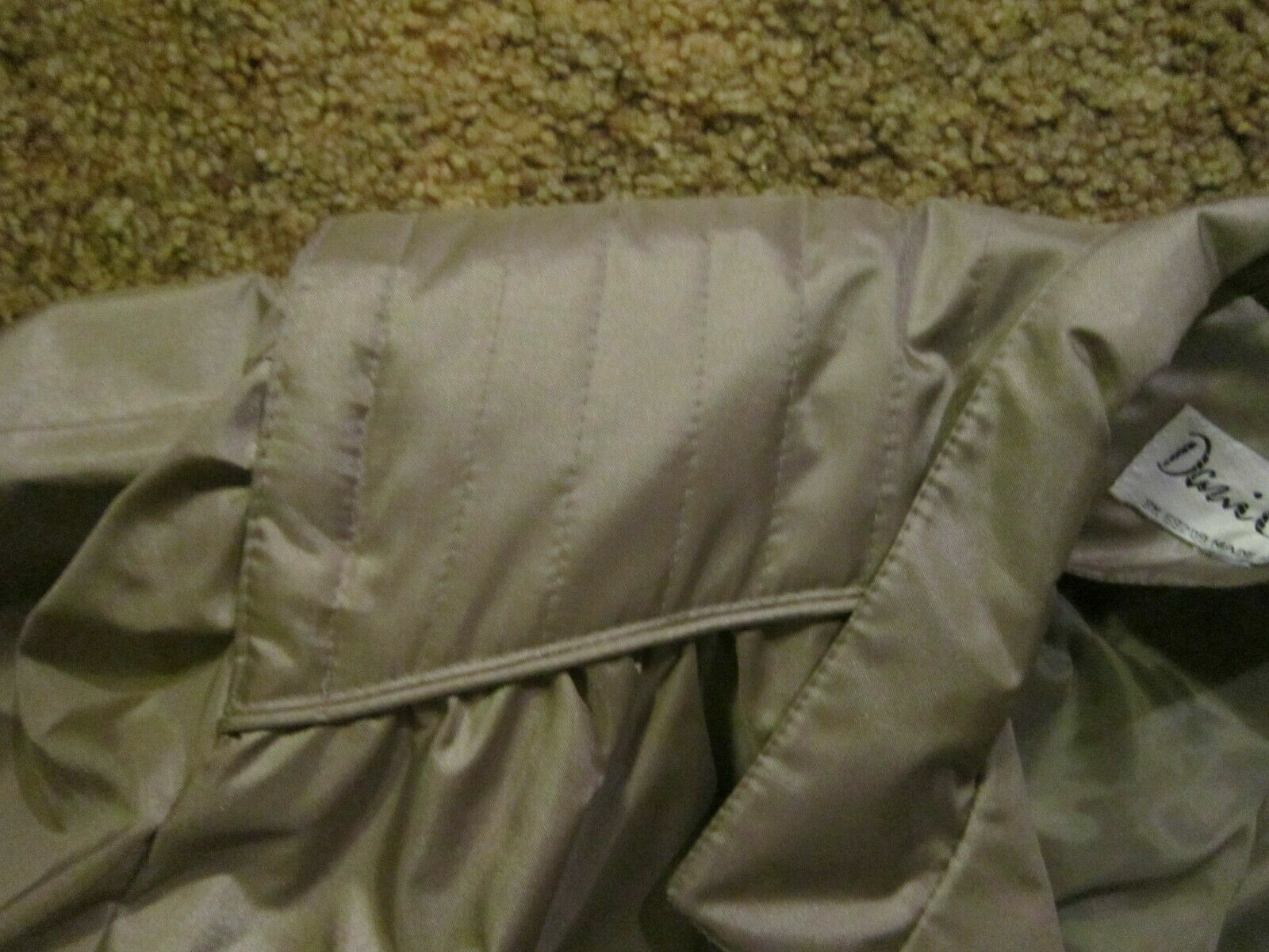 Dani Colby Silver Coat with shoulder padding