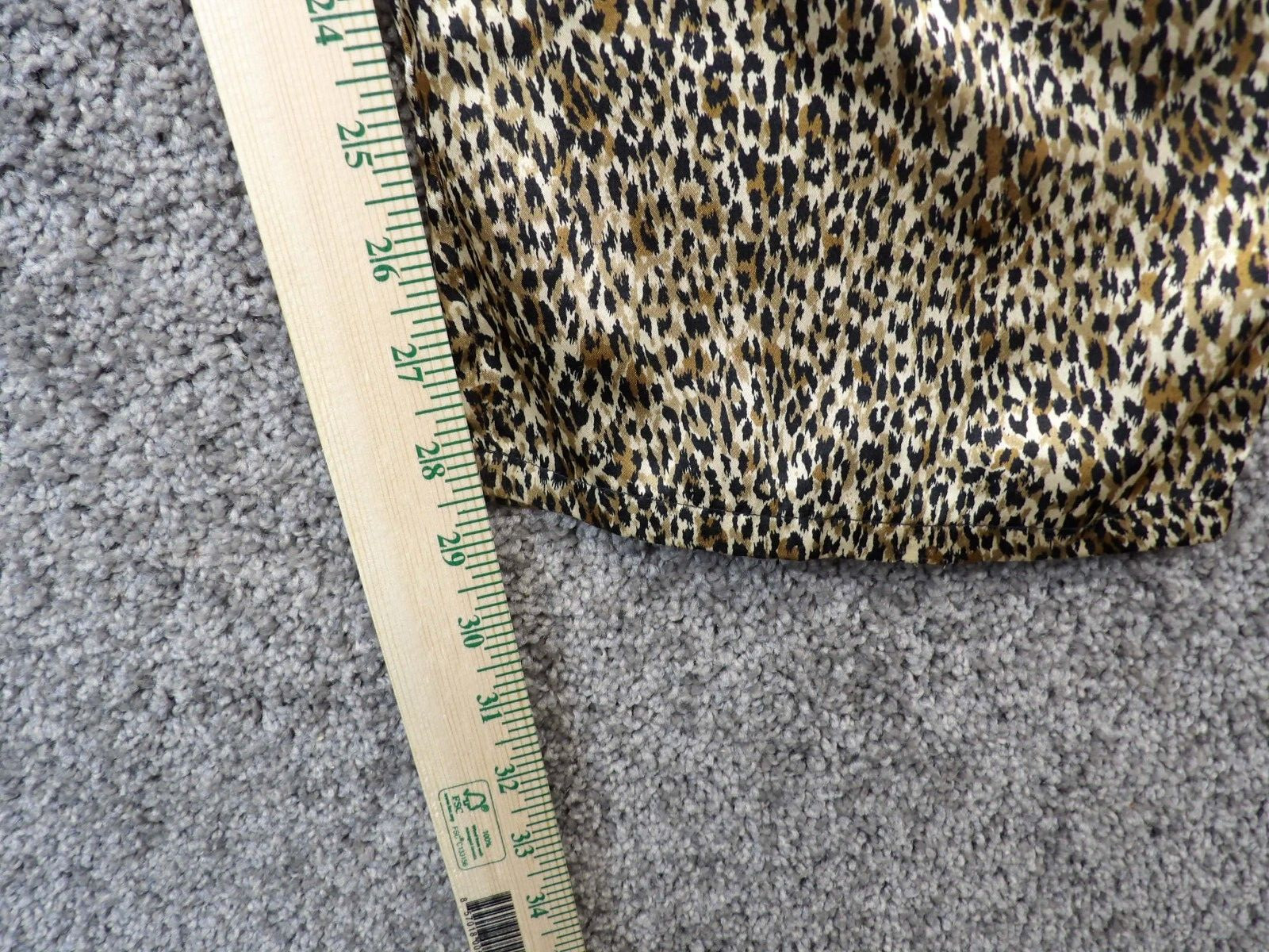 Vtg INNER MOST Womens 2 Piece Pajama Set Y2K Animal Print Long Pant PJ’s L/XL