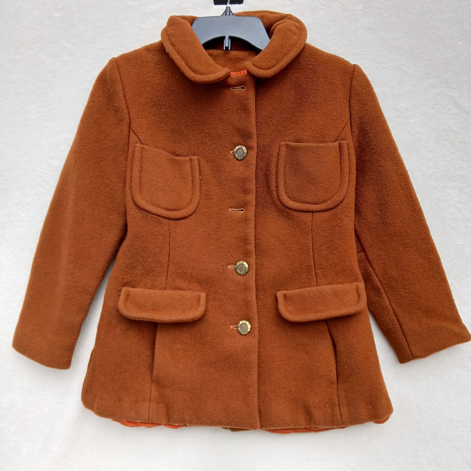Vintage International Ladies Garment Workers Union Short Coat Wool Blend 1960-70