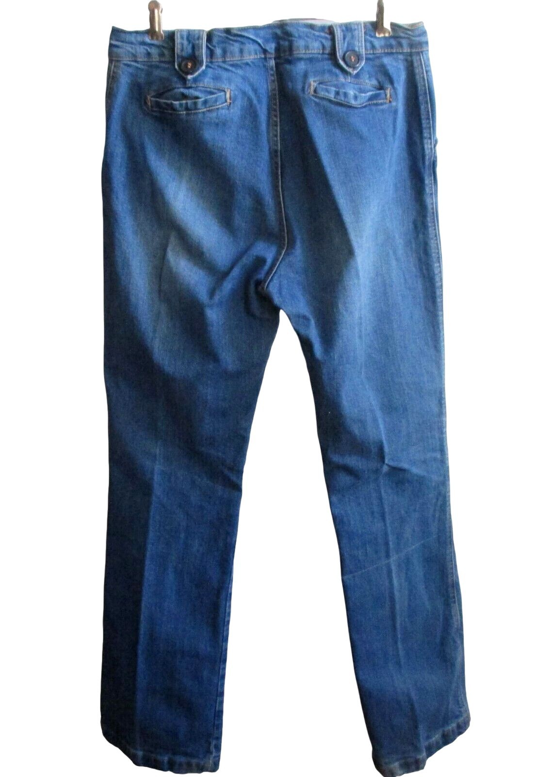 12 32×32 Zena Denim Jeans Arrowhead Loops Rancher Wife Vtg 80s ZENA INDIGO