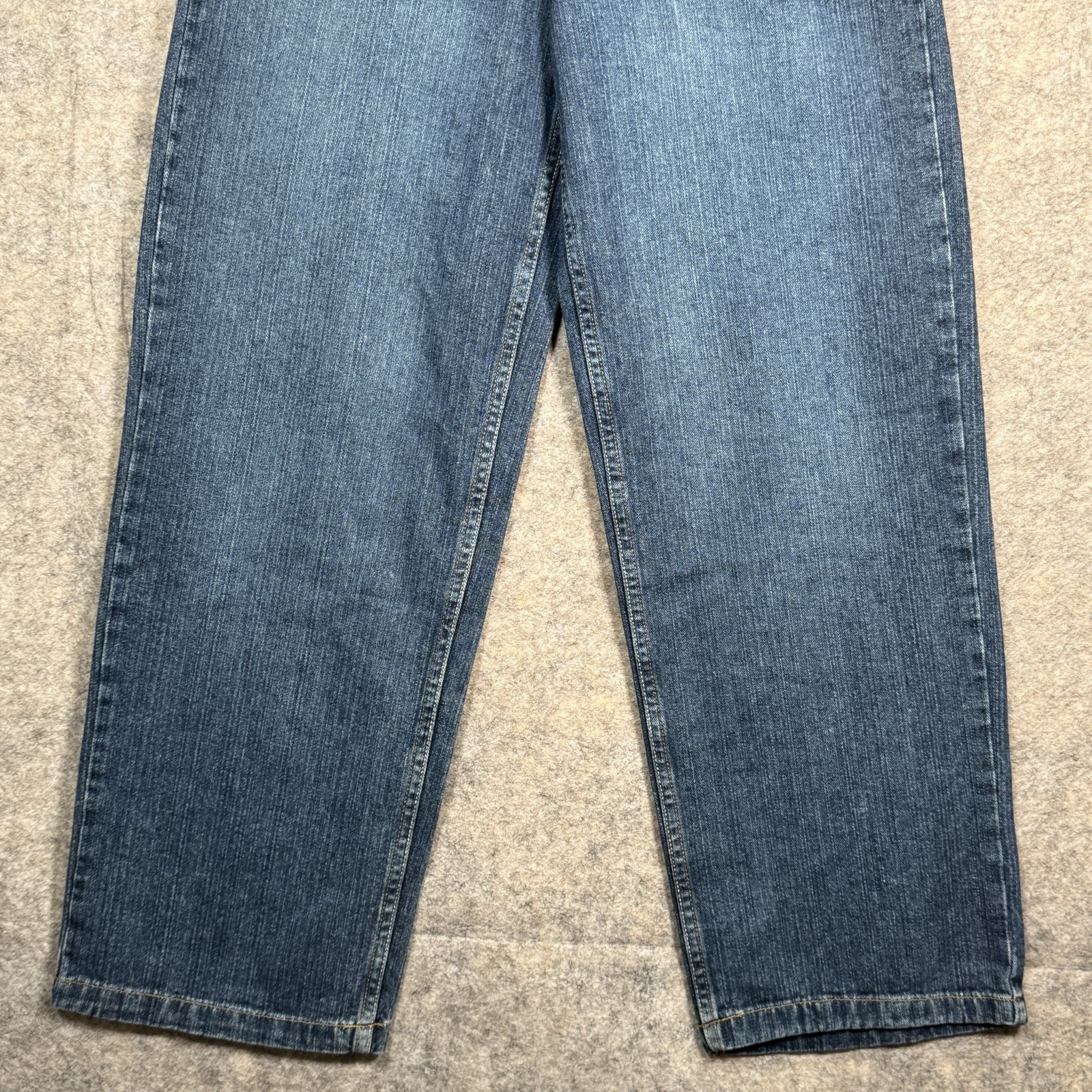 Vintage Y2K NWT Womens Phat Farm Jeans Size 16 28×29 Embroidered Baggy Hip Hop