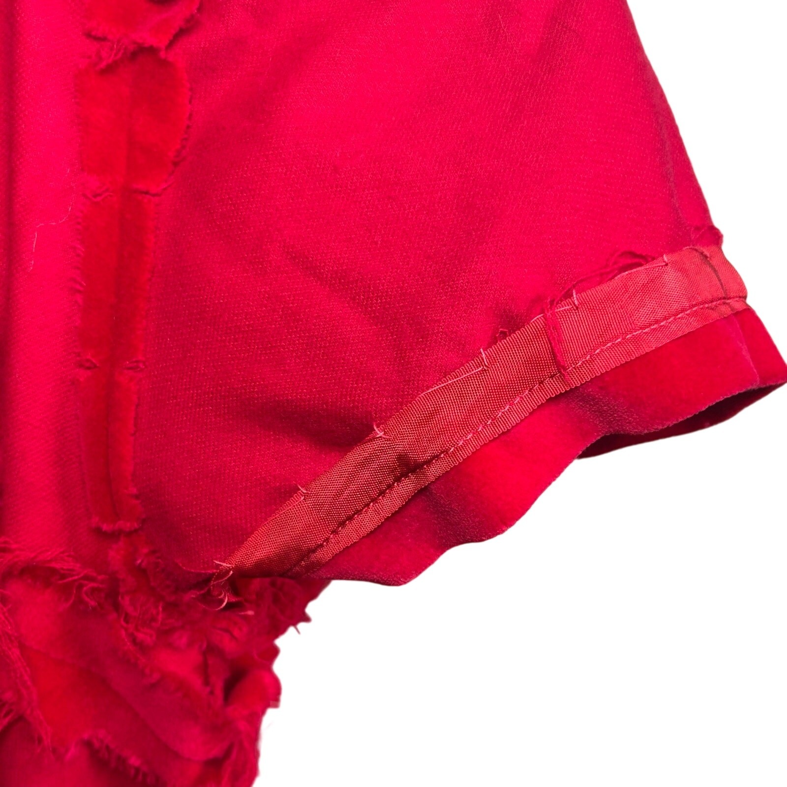 VTG 60s Red Velvet Mini Dress S Keyhole Bespoke Babydoll Glam Twee Retro Mad Men