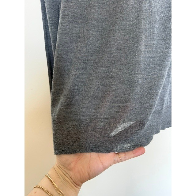 Vintage Marc by Marc Jacobs Sheer Silk Henley Top | Size Medium | Y2K Long Slv