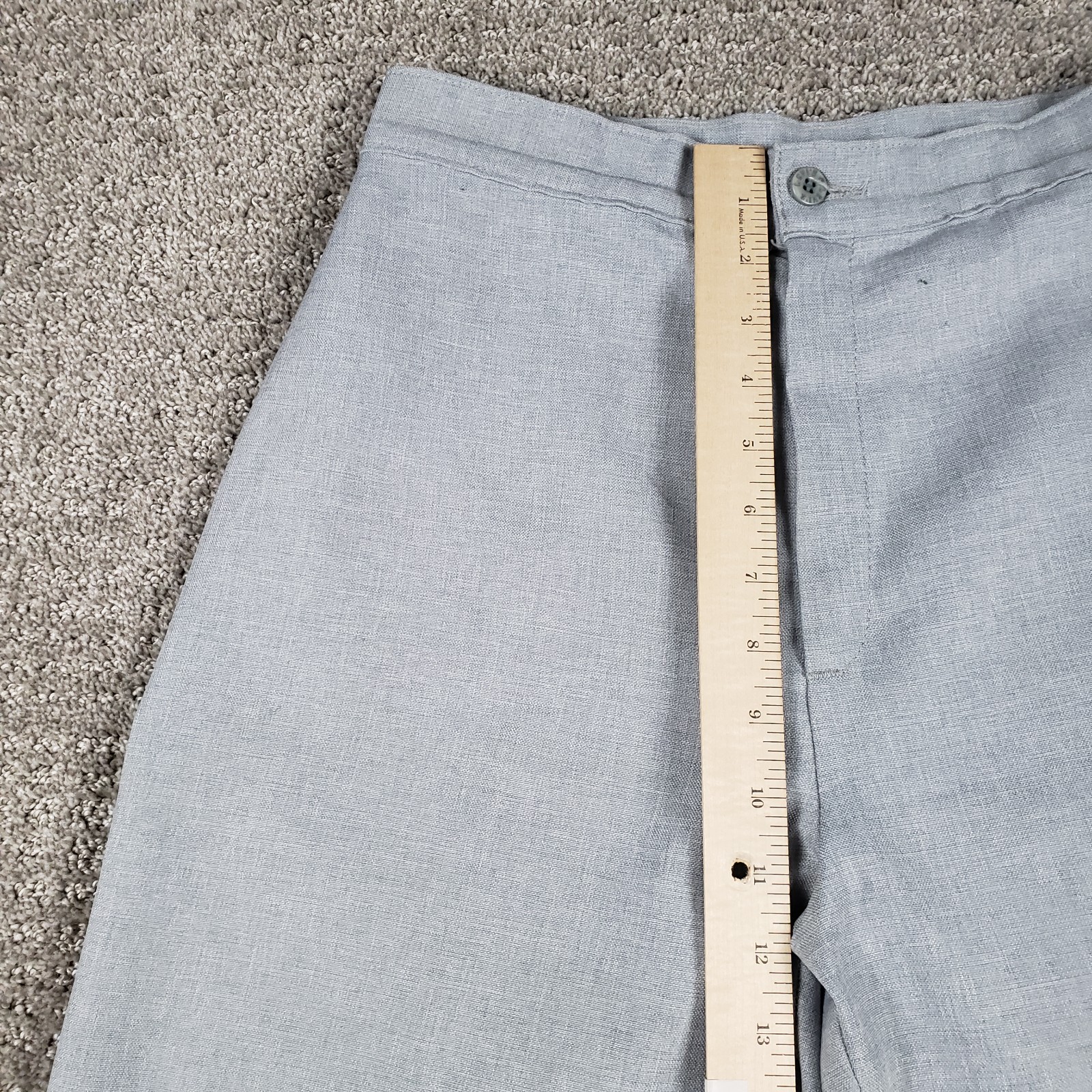 Vintage 80s Levis Pants Womens 27×30 Gray Bend Over High Waist Straight size 14
