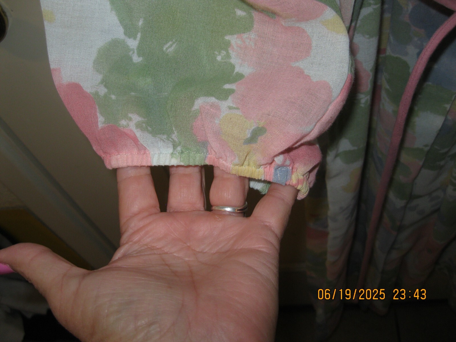 1980s Vintage Willie Of California Womens Dress Med. Floral Cottage Core Prairie
