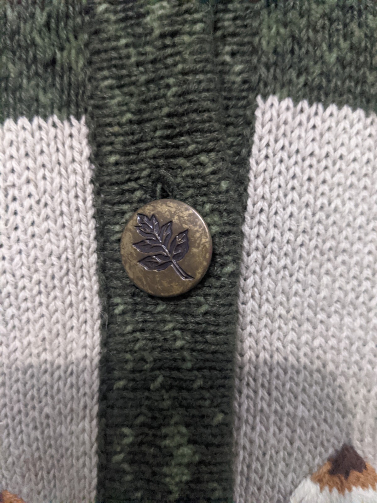 Vintage Northern Reflections Sweater Vest Owls Squirrels Mushrooms Size M